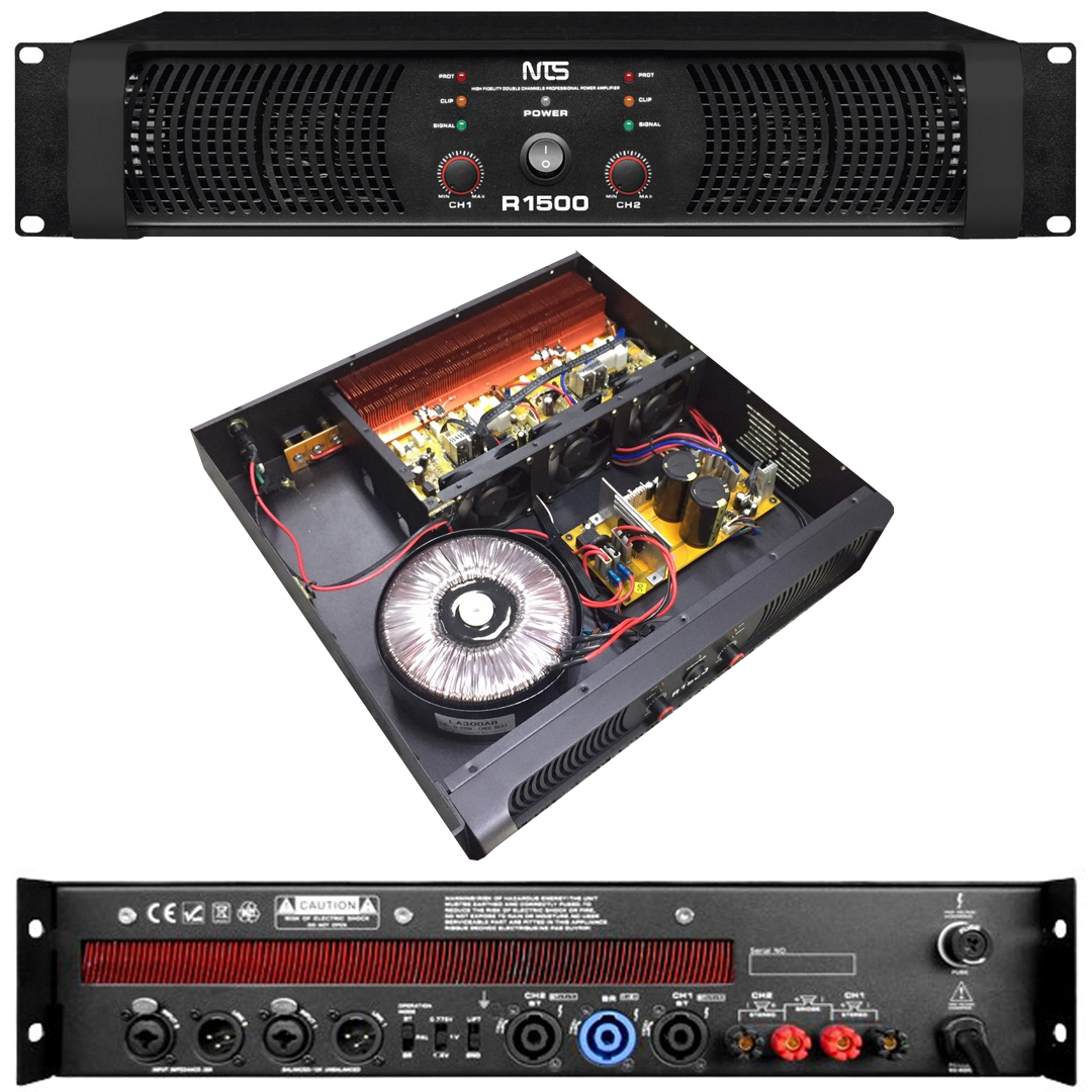 Nts R1500 poweramp NTS R1500 - sirichaiaudio