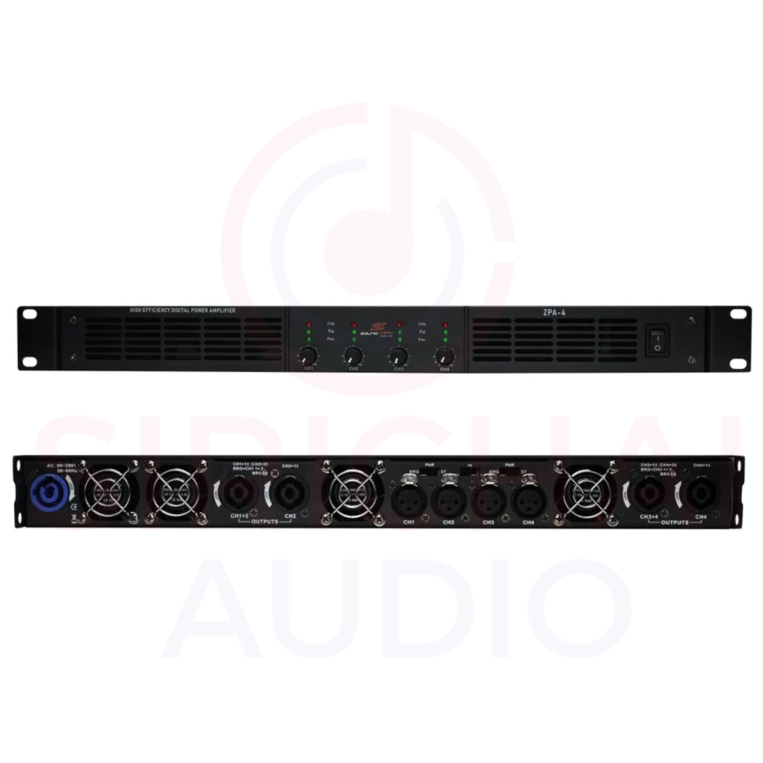 POWERAMP เครื่องขยายเสียง ZOUNDTRAK รุ่น ZPA2 และ ZPA4 (design in UK)