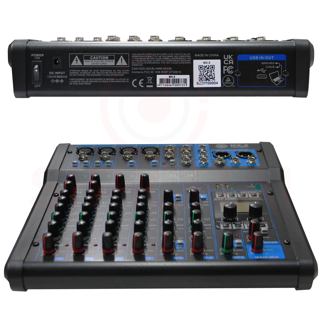 mixer TOPP PRO รุ่น MX8