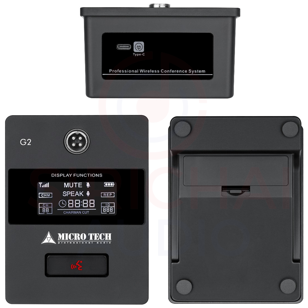 Microsys Control Box ไมค์ประชุมไร้สาย MICROTECH รุ่น Microsys G1 , G2 , G3