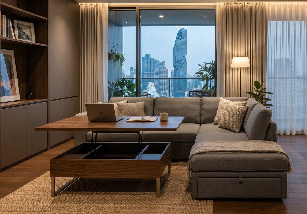 คอนโดหรูยุคใหม่ต้องมีเฟอร์นิเจอร์ซ่อนฟังก์ชันจริงไหม?