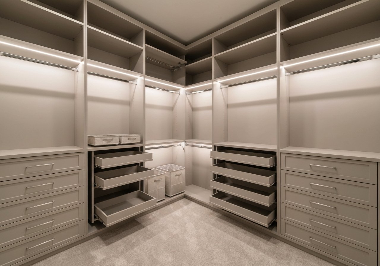 ตกแต่งคอนโดขนาดเล็กให้มี Walk-in Closet