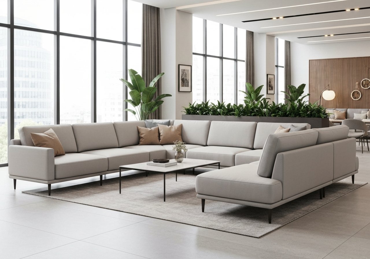 สั่งทำโซฟาเข้ามุมอย่างไร ให้พื้นที่ดูโปร่ง