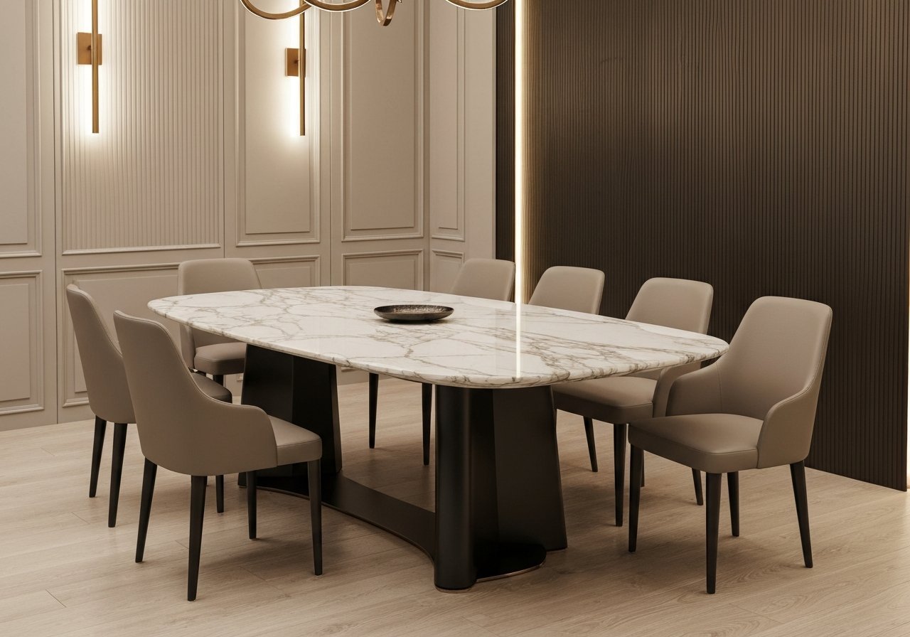 ยกระดับ โต๊ะกินข้าว 6 ที่นั่ง ให้หรูหรา