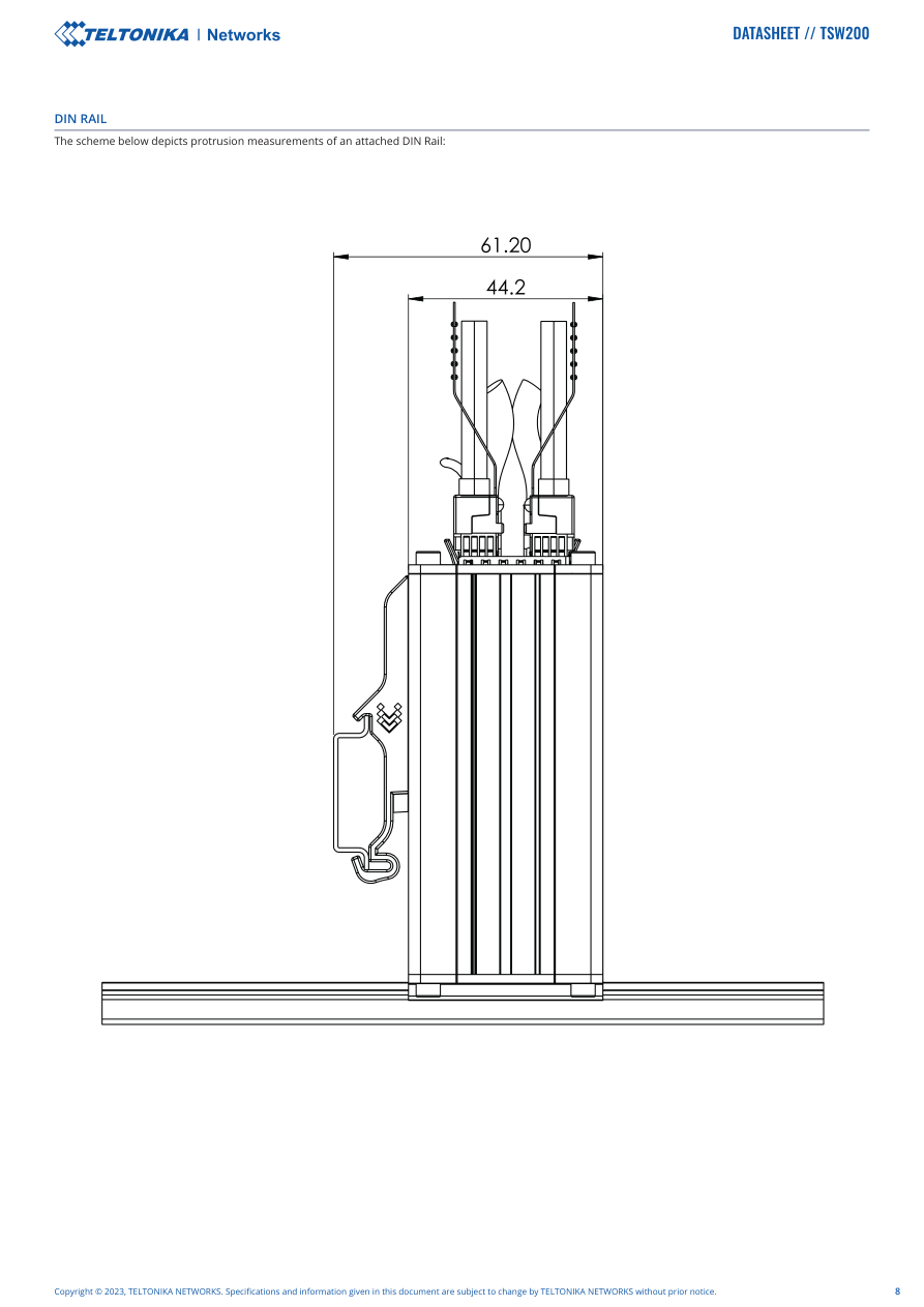 TSW200 specification page 8