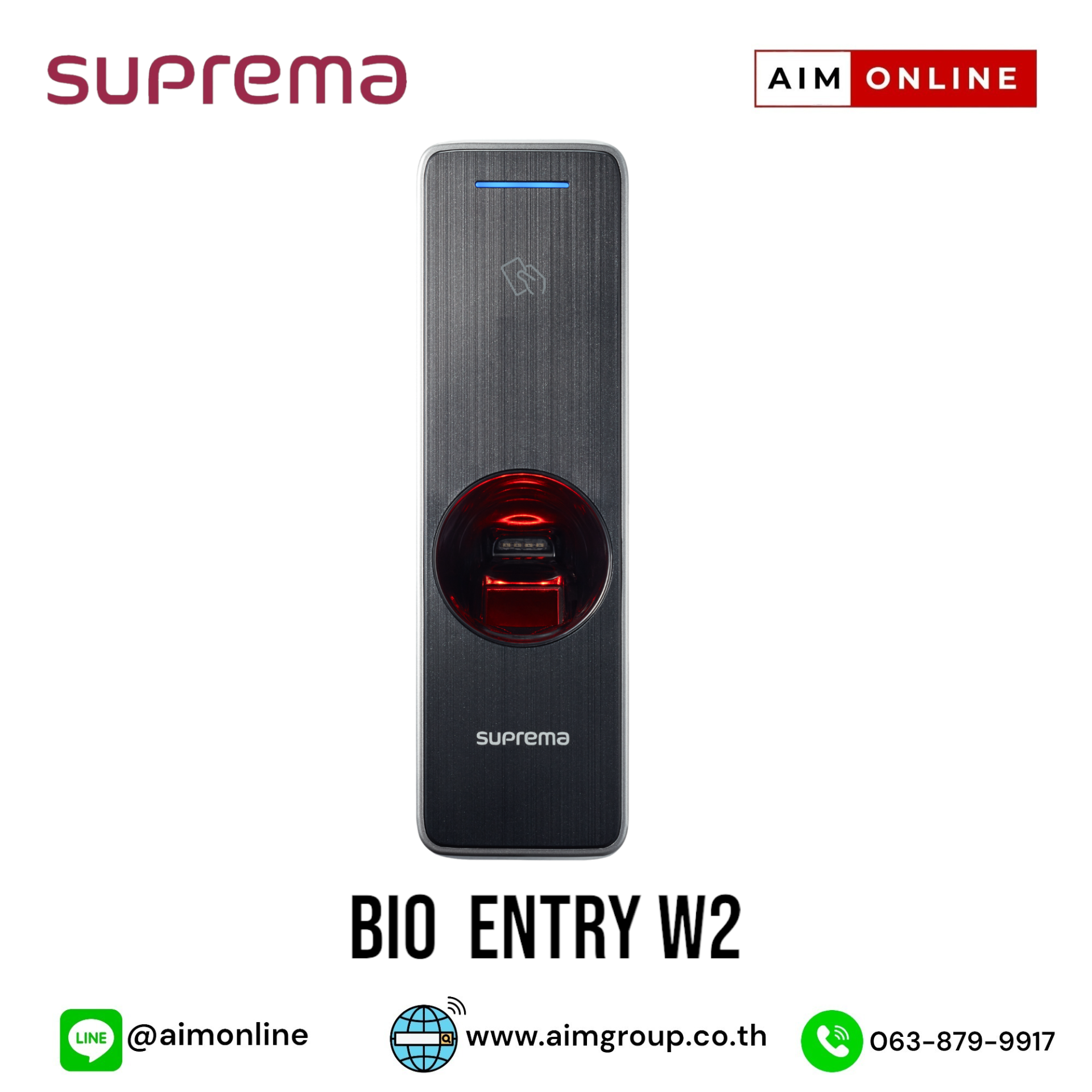 FACE RECCOGNITION ยี่ห้อ BioEntry W2 - aimgroup