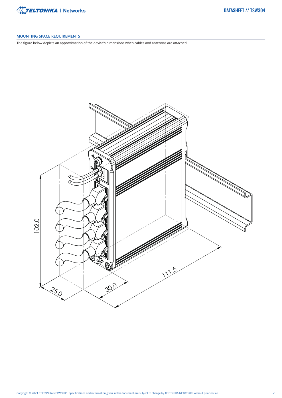 TSW304 Data Sheet หน้า 7