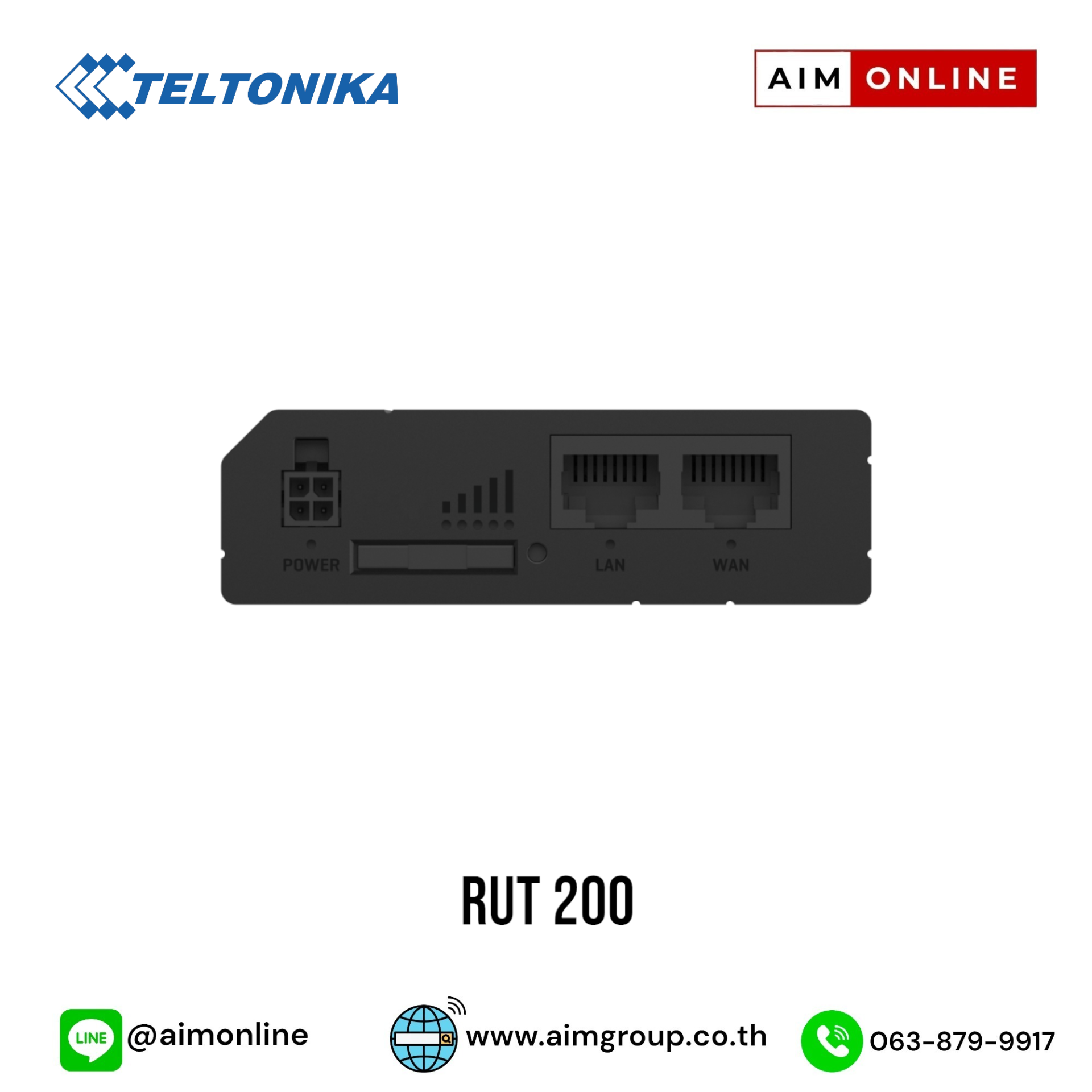 Ur200v Router Router 4G รุ่น RUT200 Industrial Cellular ราคาพิเศษ 5,xxx.00.-