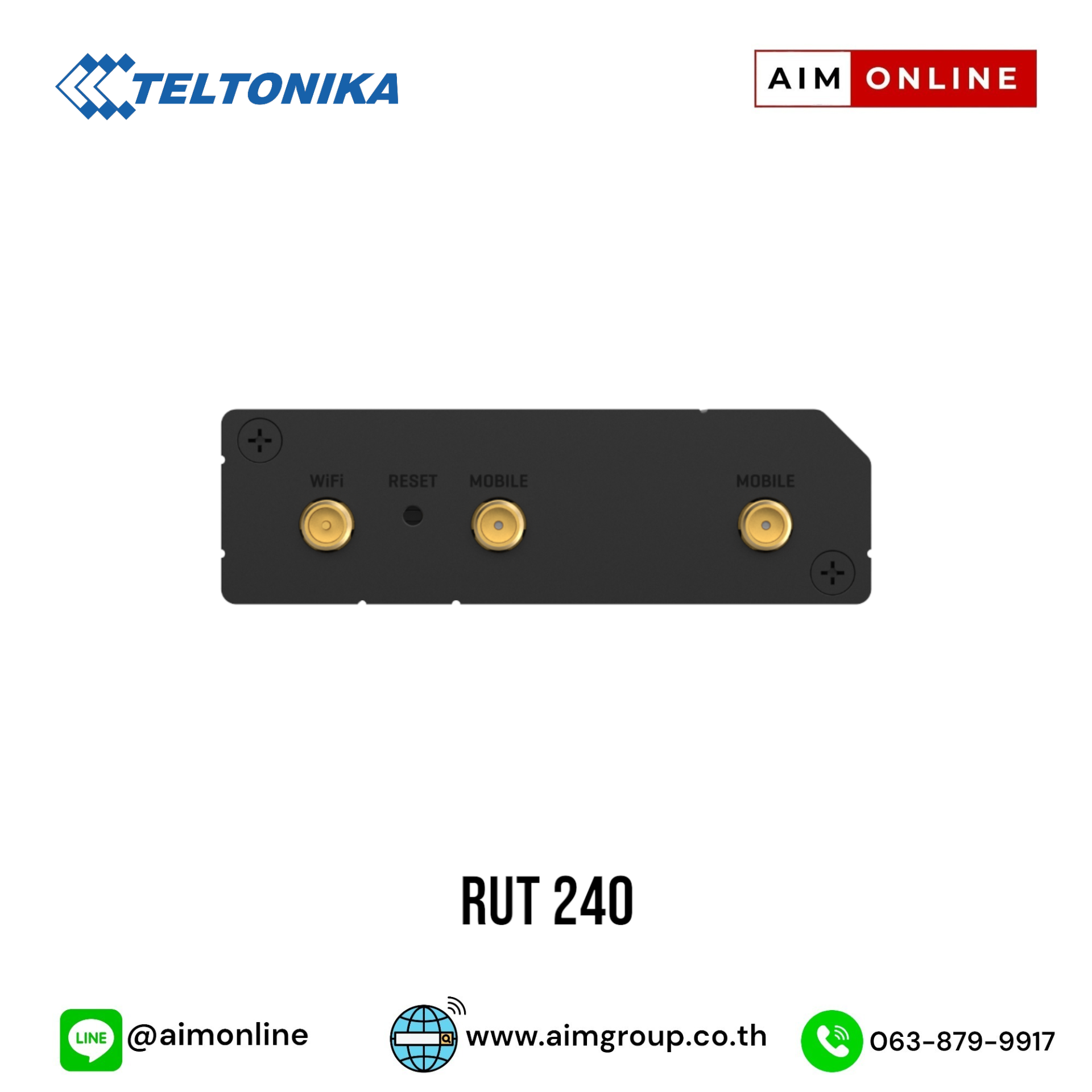 TELTONIKA RUT240 4G Router ราคาพิเศษ 7,850.- จัดส่งฟรี