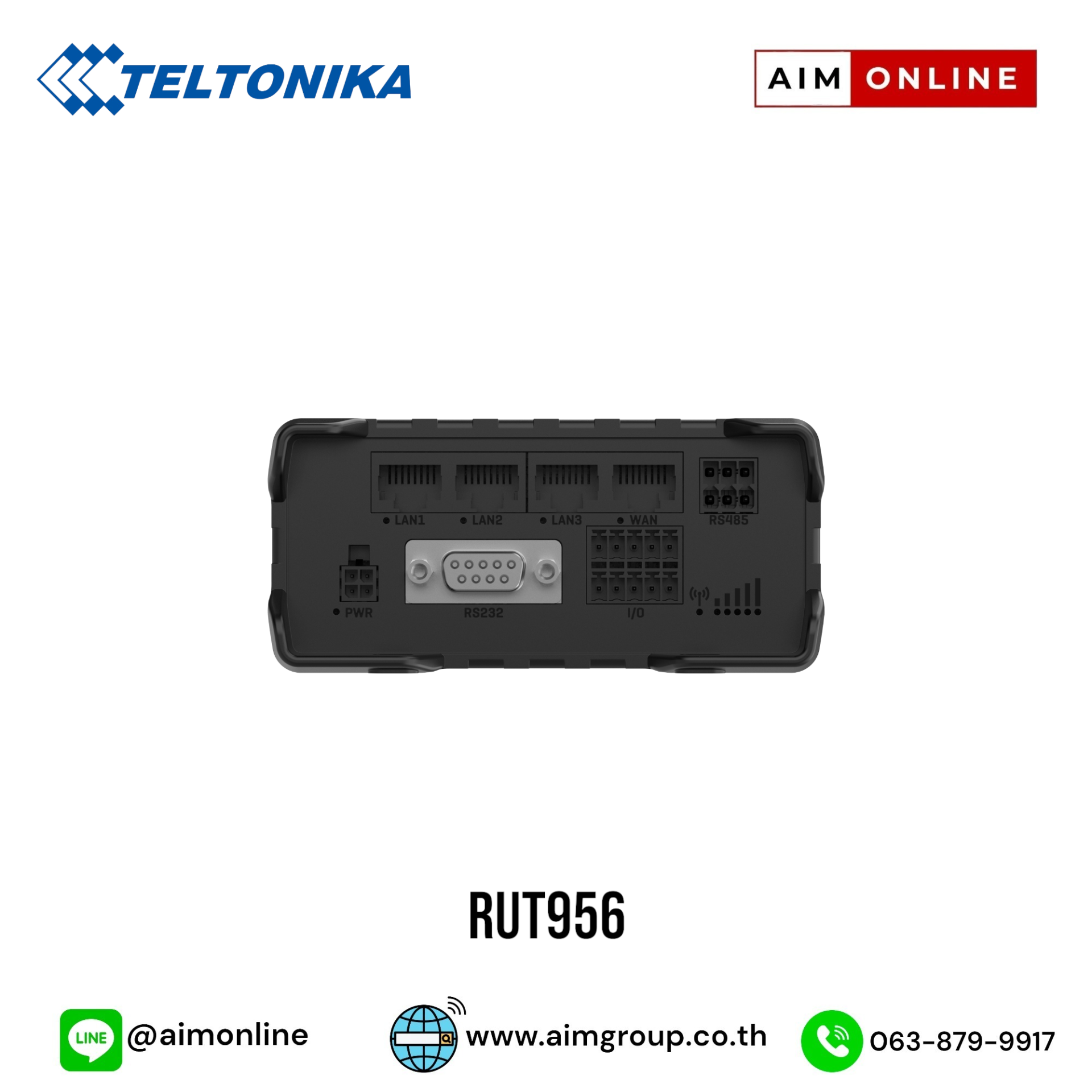 TELTONIKA 4G Router เราท์เตอร์ 2 ซิม รุ่น RUT956 ราคาพิเศษ