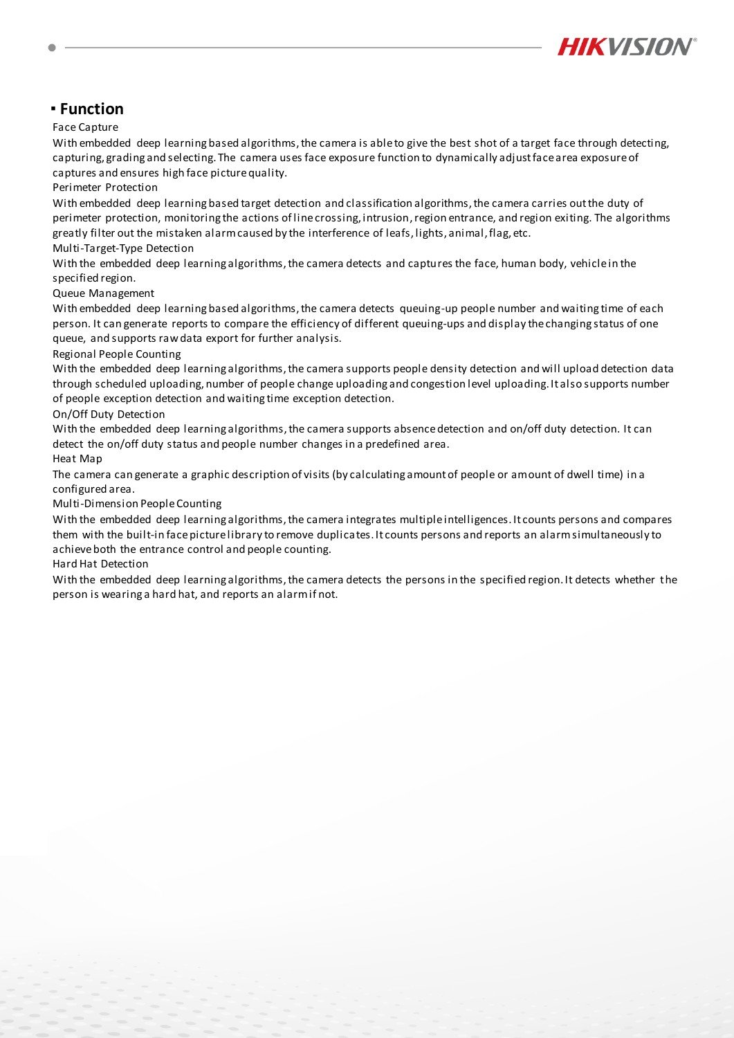 iDS-2CD7586G2-XZHS(Y) datasheet page 2