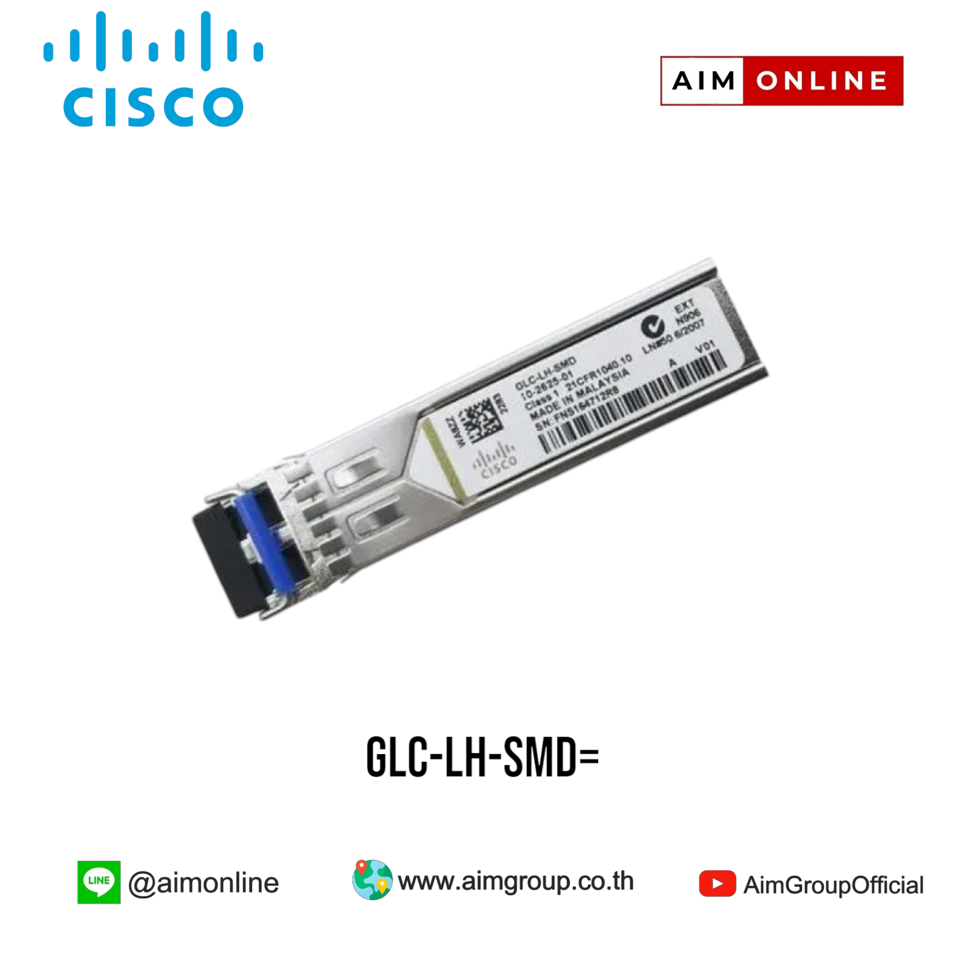 New Cisco GLC-LH-SMD 10-2625-02 SFP Transceiver Module - Foto 5
