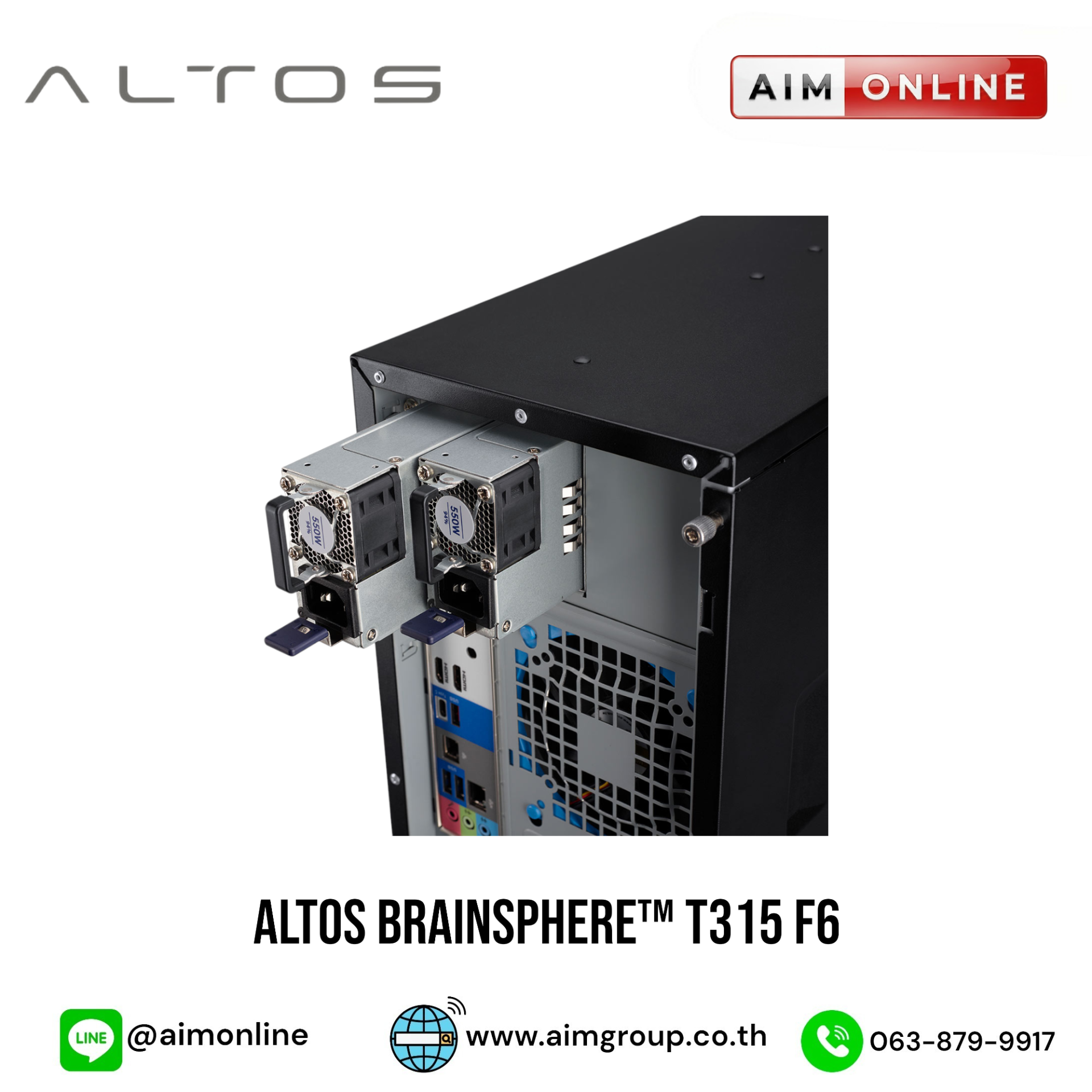 Altos Cpu/ram Extension ALTOS Model : T315 F6 CPU AMD EPYC™ 4464P