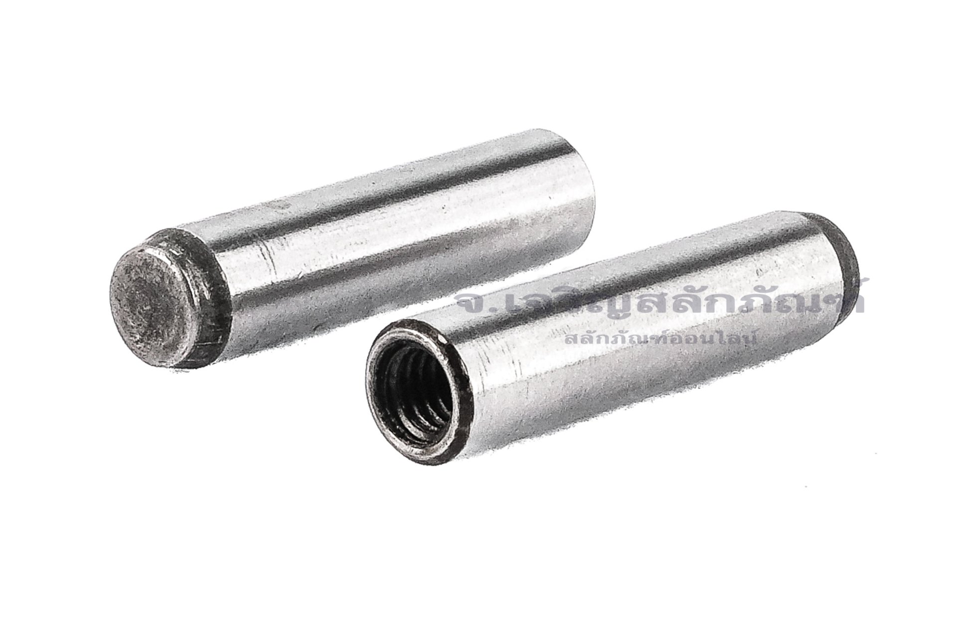 ปิ๊นกลม-สลักกลม Dowel Pin with Internal Thread ขนาด 6x25 แบบมีเกลียวใน M4