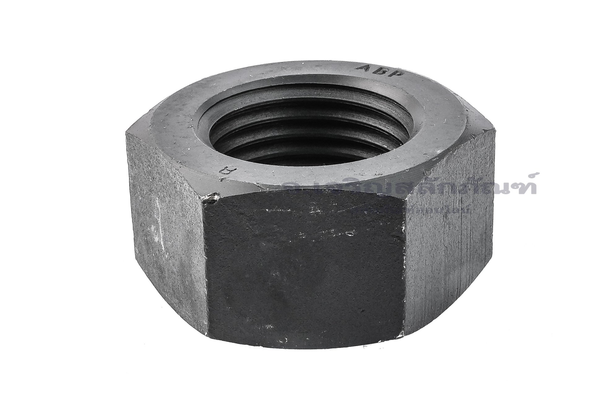 หัวน็อตดำ Hex Nut M64x6.0 (หัวน็อตเบอร์ 94) เกรด 8