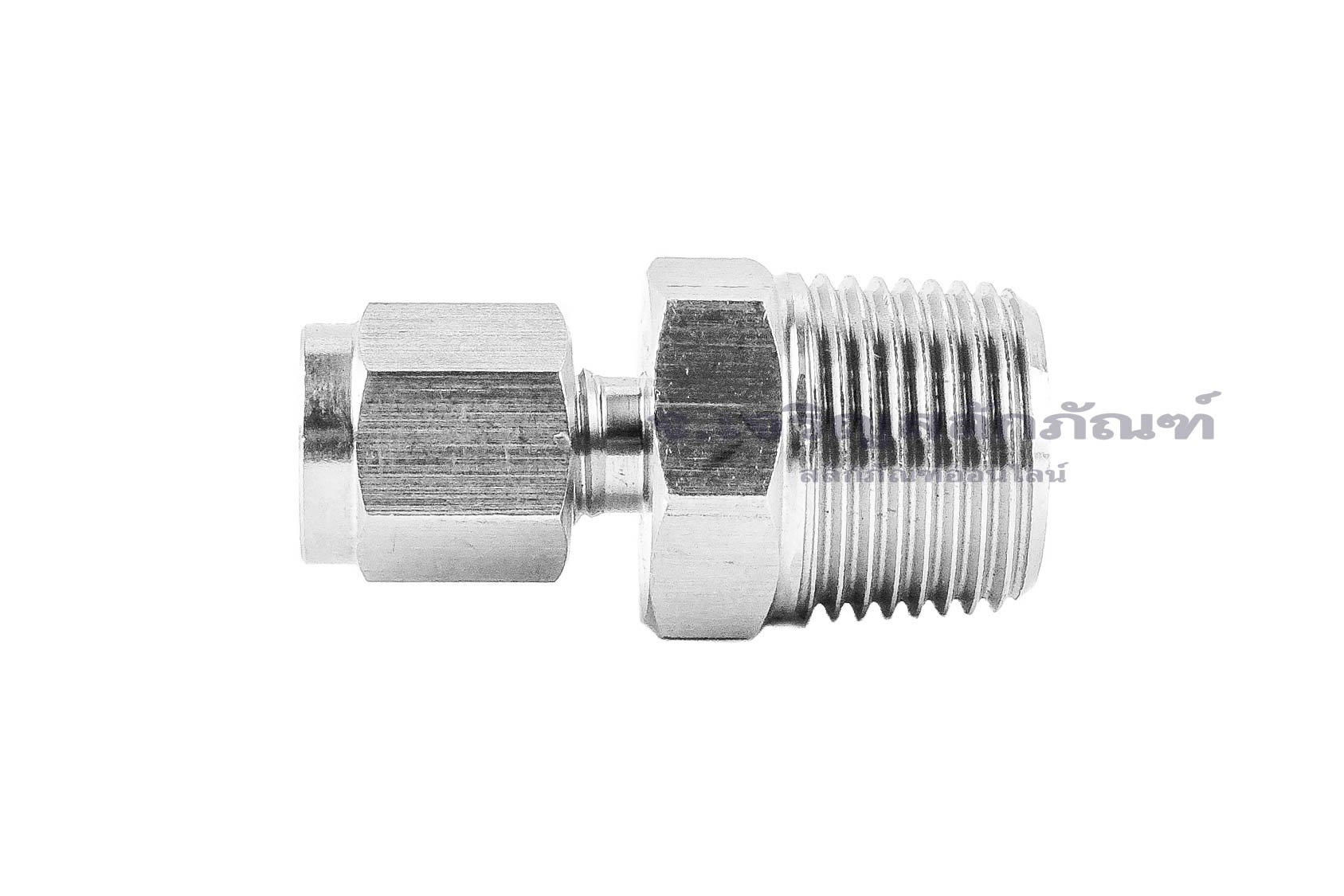 ข้อต่อตาไก่สแตนเลสเกรด 316 (เกลียวนอก x เสียบสาย) 3/8"x3 mm