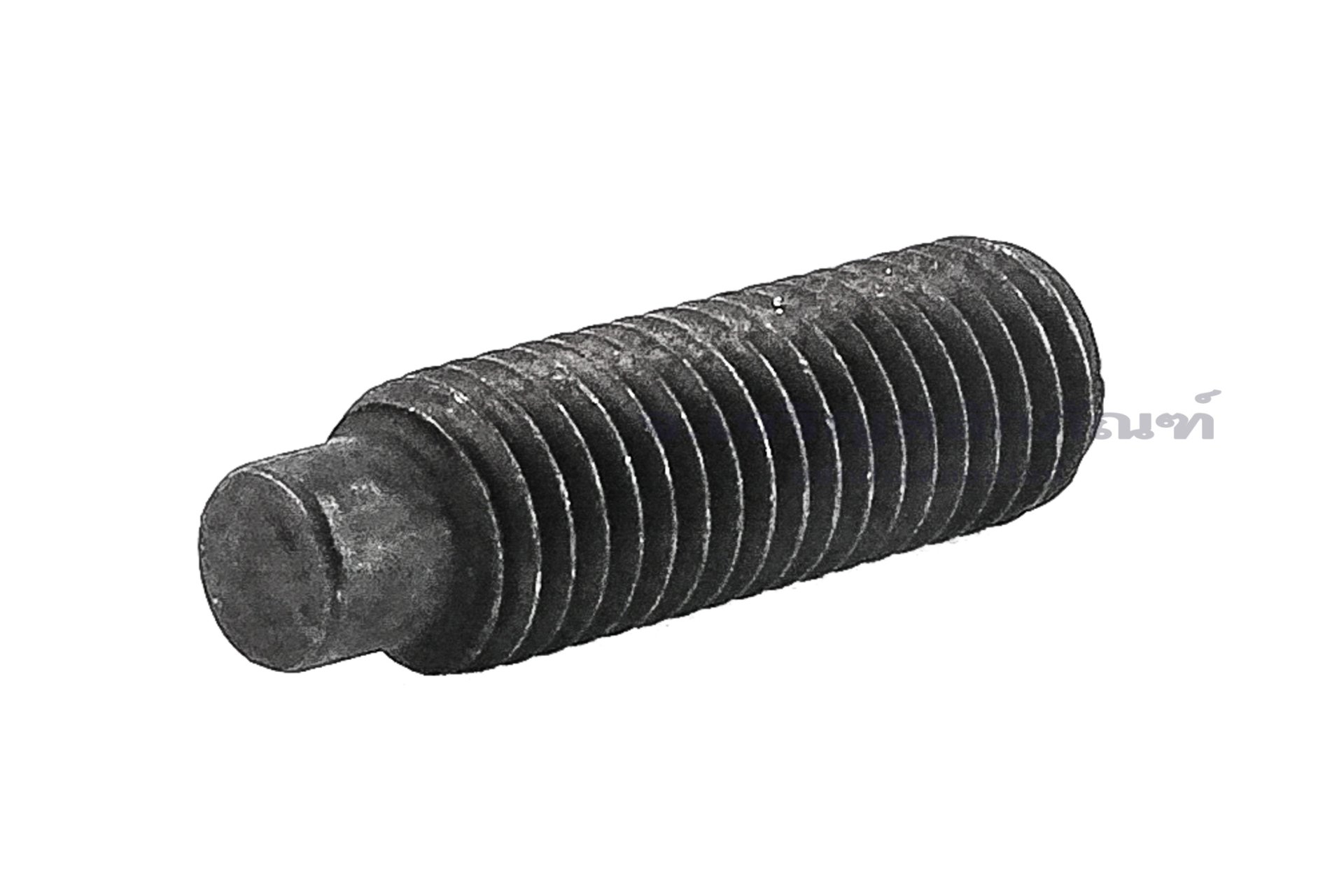 น็อตตัวหนอนดำแข็ง M12x40 ปลายทรงกระบอกขนาด 8.3x6.4 mm เกรด 12.9
