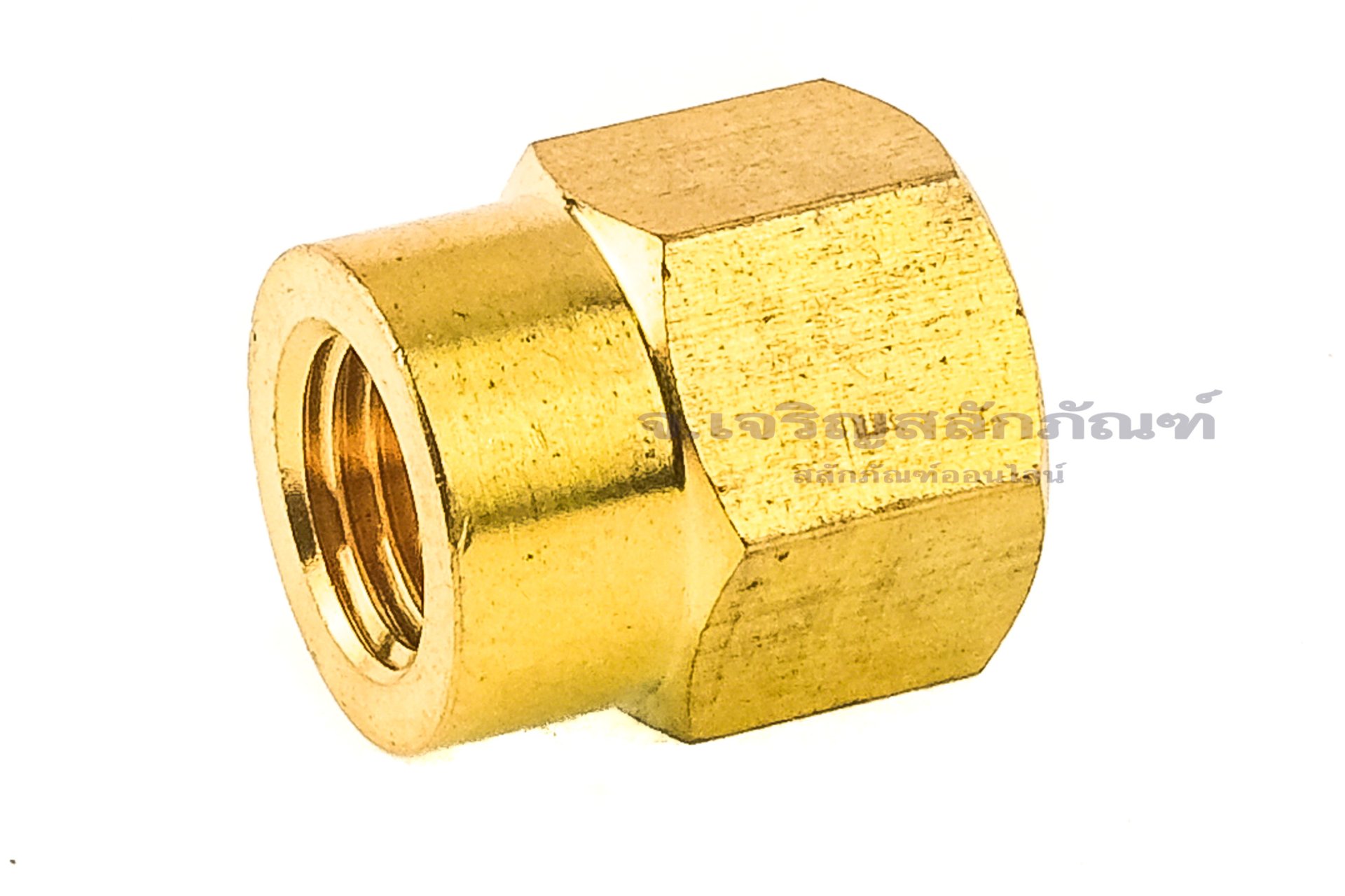 ข้อต่อตรงทองเหลือง (เกลียวใน x เกลียวใน) 1/4"-19 BSPF x 7/16"-20 UNF ข้อต่อลด-ข้อต่อเพิ่ม
