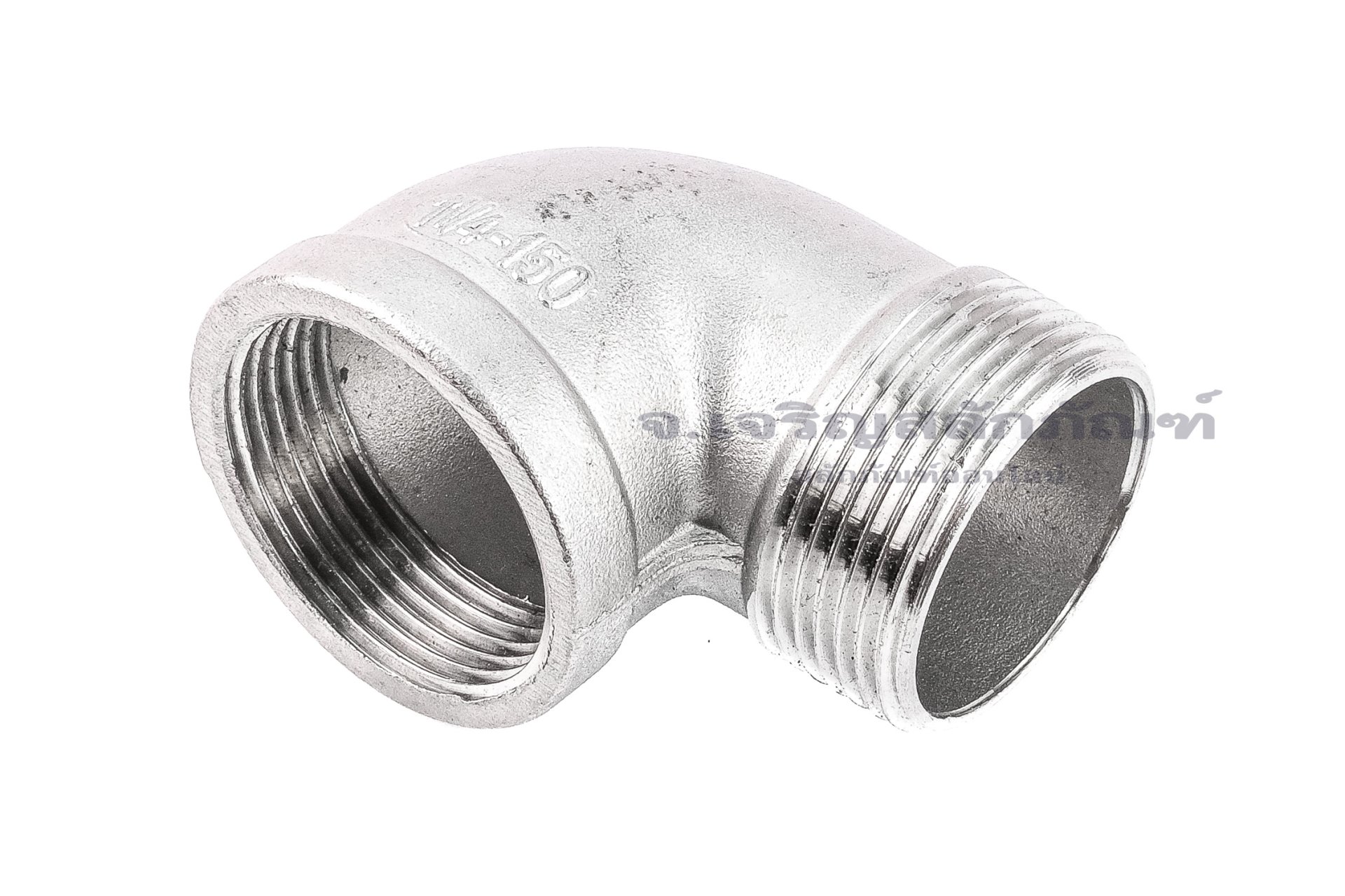 ข้อต่องอ 90°สแตนเลส ผม. (เกลียวนอก x เกลียวใน) 1.1/4"x1.1/4"
