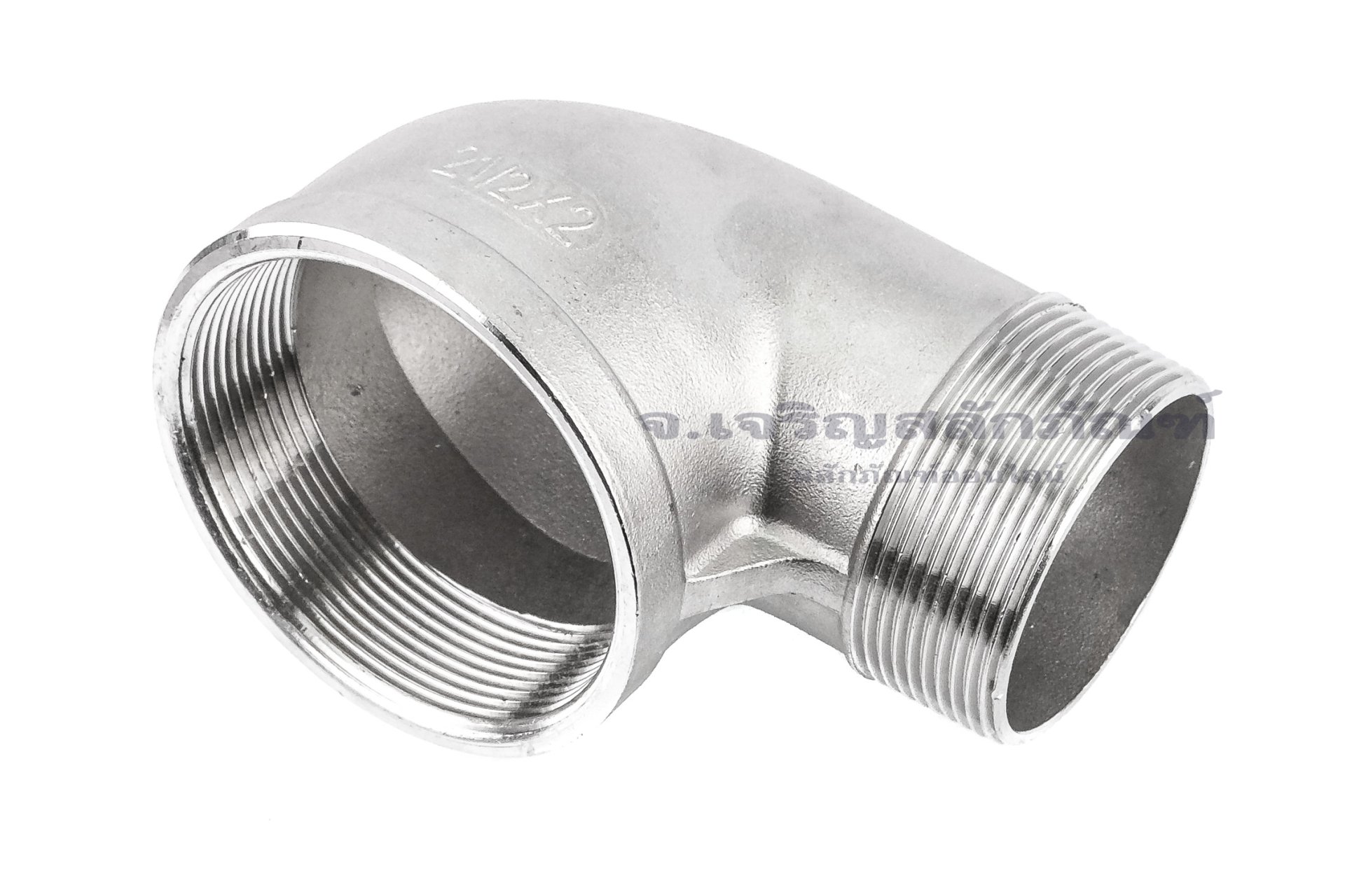 ข้อต่องอ 90° สแตนเลส ผม. (เกลียวนอก x เกลียวใน) 2"x2.1/2" ข้อต่อลด-ข้อต่อเพิ่ม