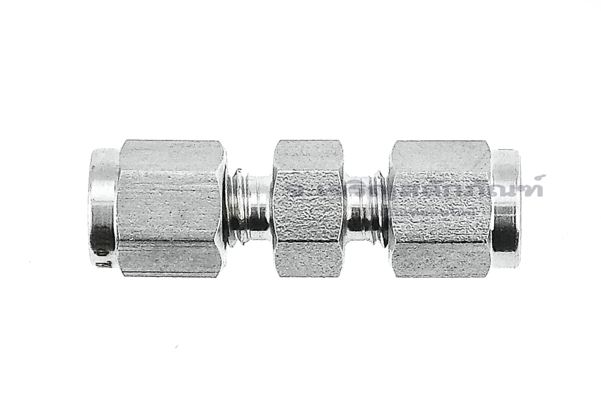 ข้อต่อตรงตาไก่สแตนเลสเกรด 316 (เสียบสาย x เสียบสาย) 1/8" x 1/8" (3.175 x 3.175 mm)