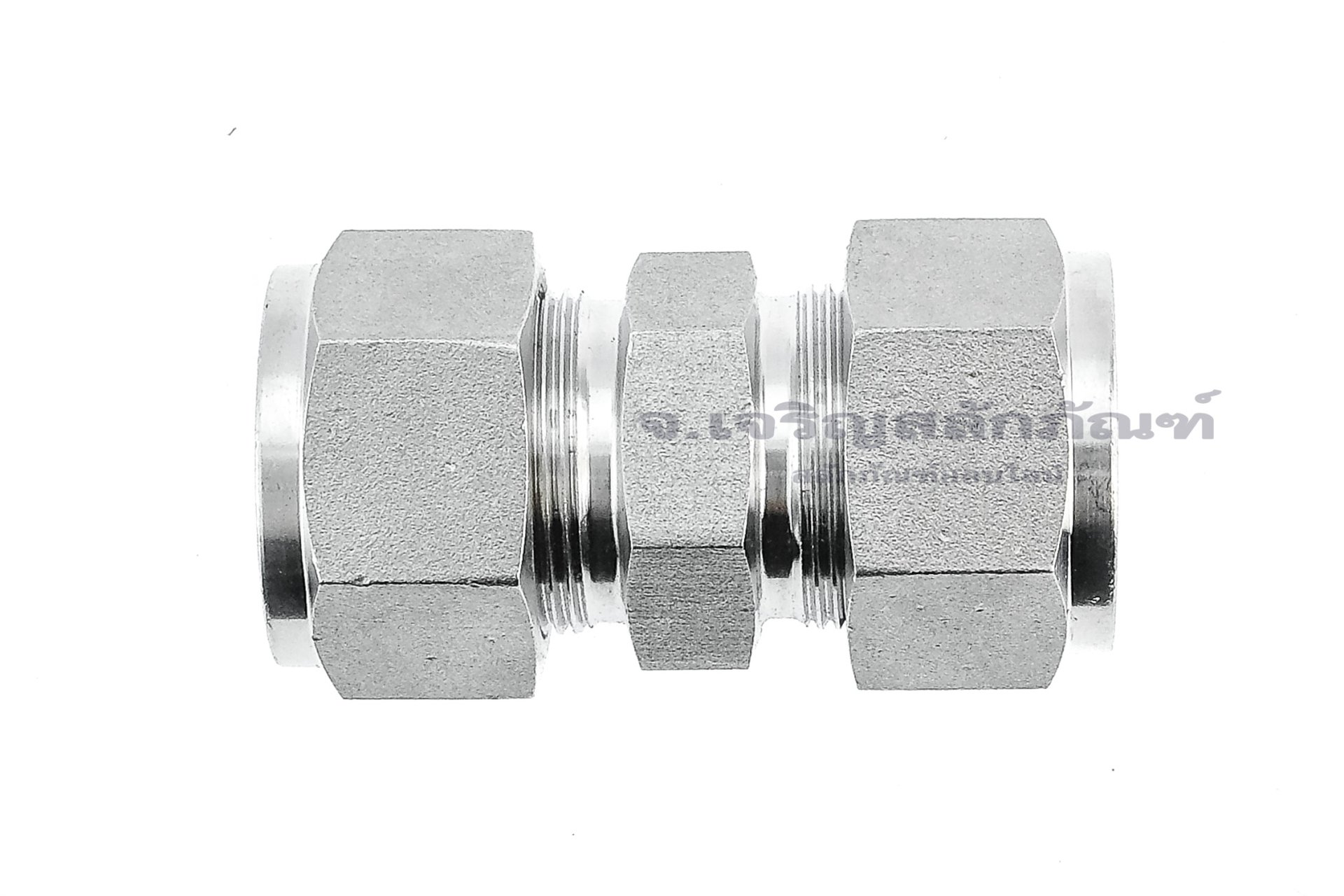 ข้อต่อตรงตาไก่สแตนเลสเกรด 316 (เสียบสาย x เสียบสาย) 3/4" x 3/4" (19.05 x 19.05 mm)