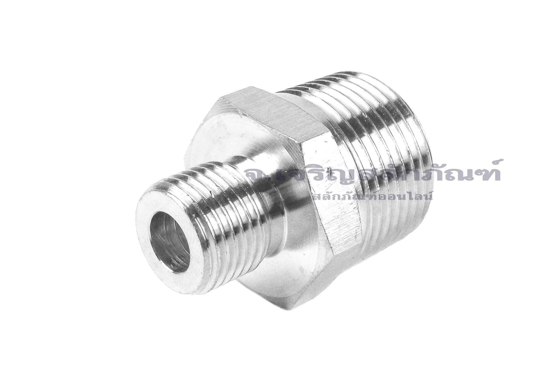 ข้อต่อตรงลด ข้อต่อเพิ่ม สแตนเลส (เกลียวนอก x เกลียวนอก) ขนาด 3/4" x M16x1.5