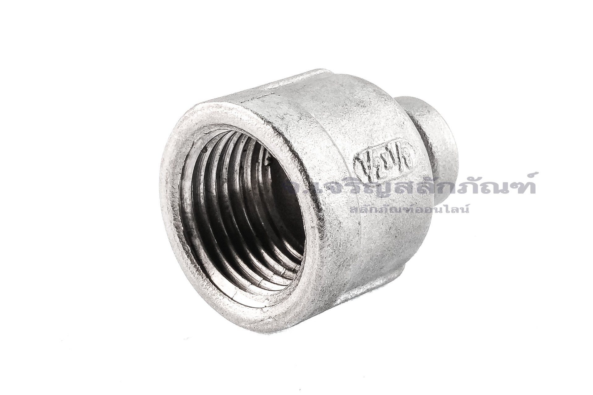 ข้อต่อตรงลดกลมสแตนเลส (เกลียวใน x เกลียวใน) 1/2" x 1/8"