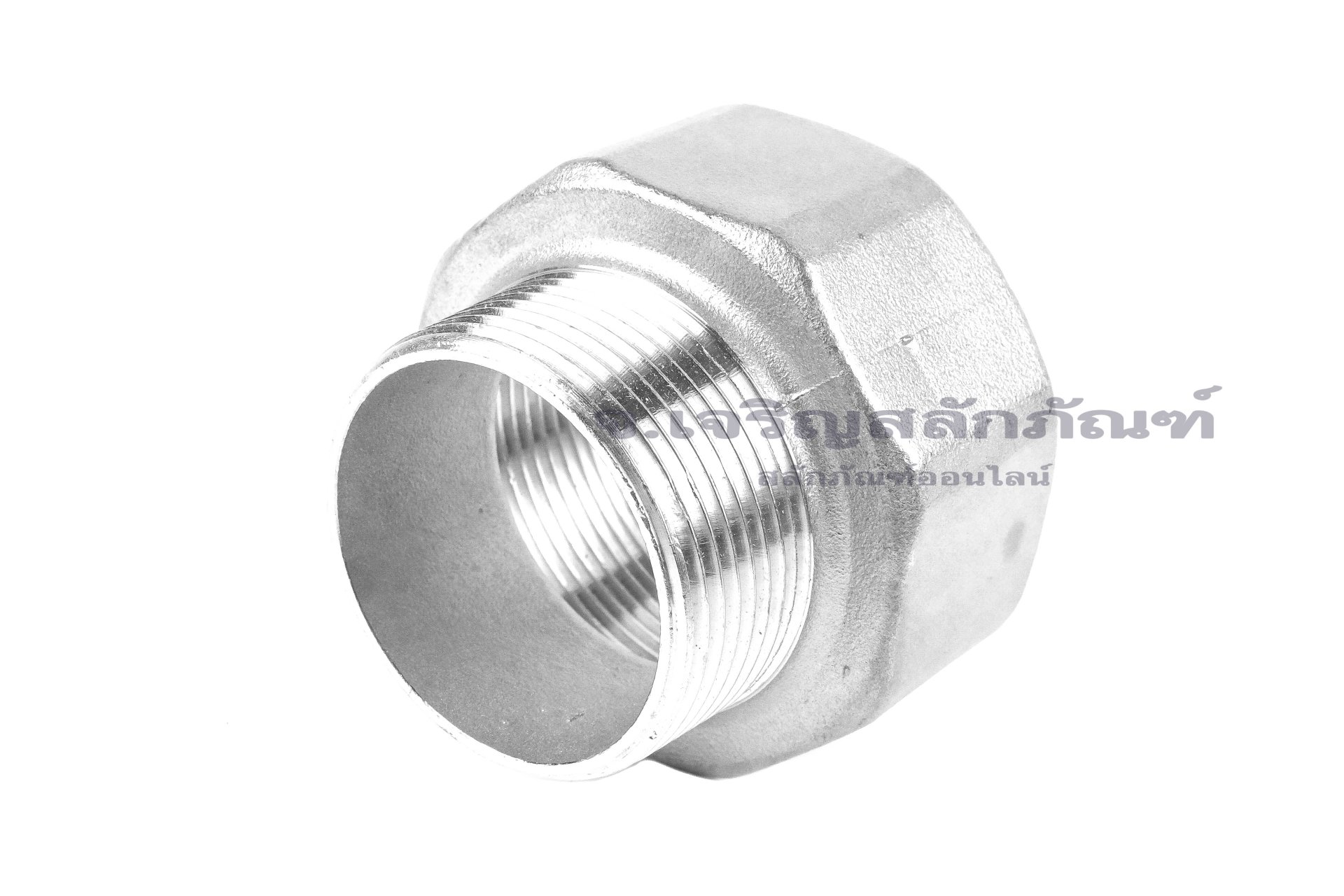ข้อต่อตรงสแตนเลส 304 (เกลียวนอก x เกลียวใน) 1.1/2" x 2" ข้อต่อลด-ข้อต่อเพิ่ม