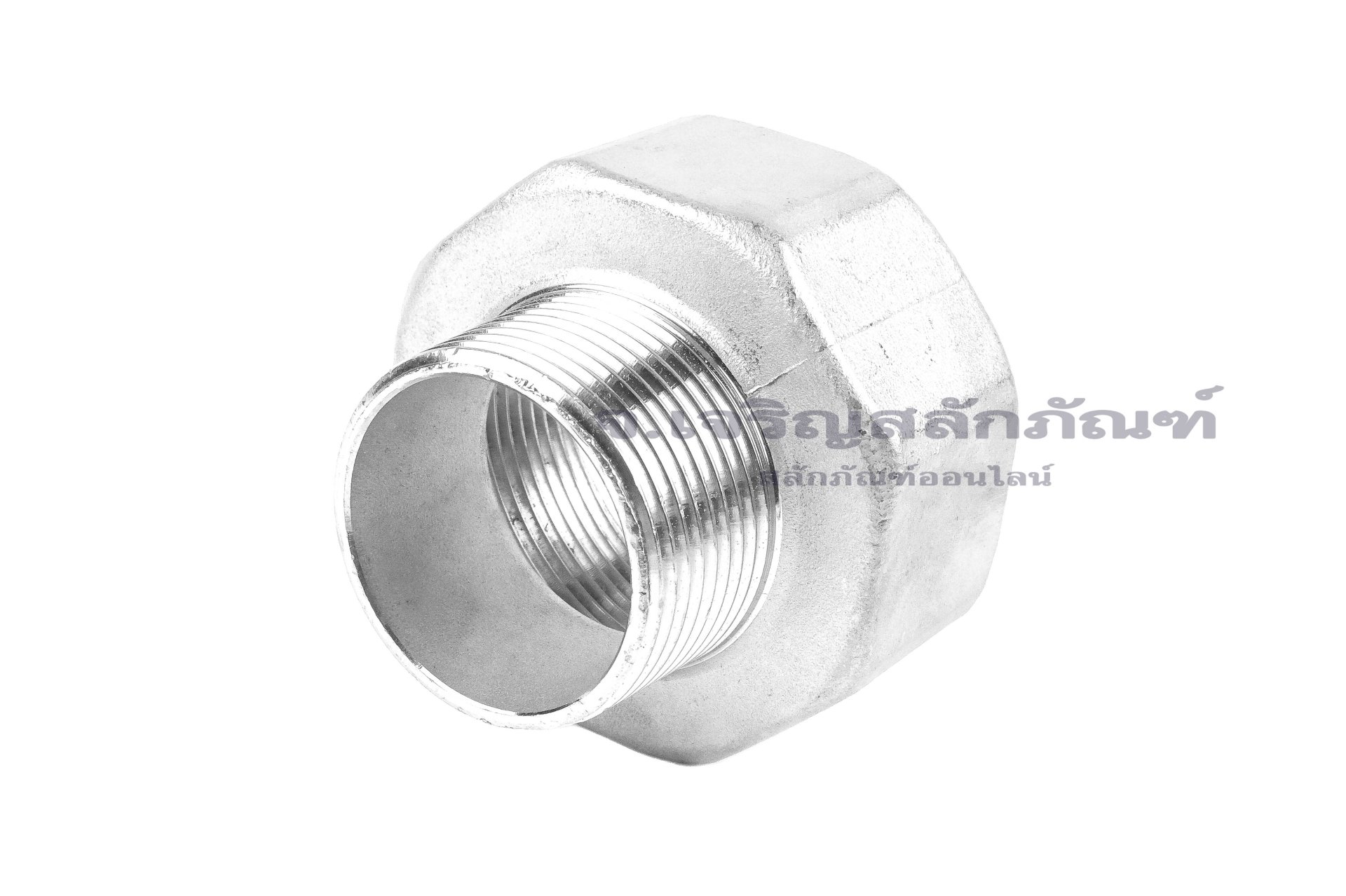 ข้อต่อตรงสแตนเลส 304 (เกลียวนอก x เกลียวใน) 1.1/4" x 2" ข้อต่อลด-ข้อต่อเพิ่ม