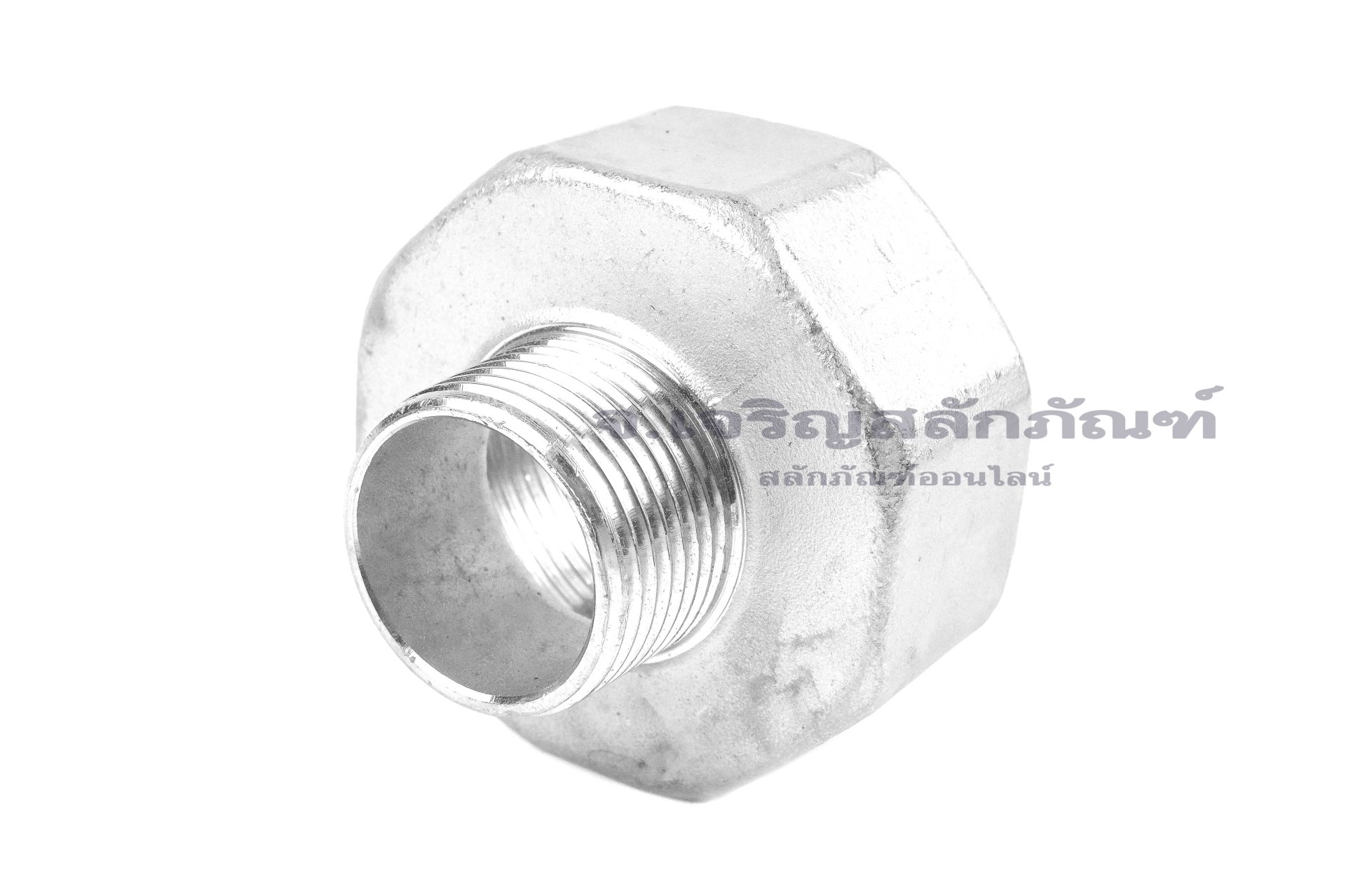 ข้อต่อตรงสแตนเลส 304 (เกลียวนอก x เกลียวใน) 1" x 2" ข้อต่อลด-ข้อต่อเพิ่ม
