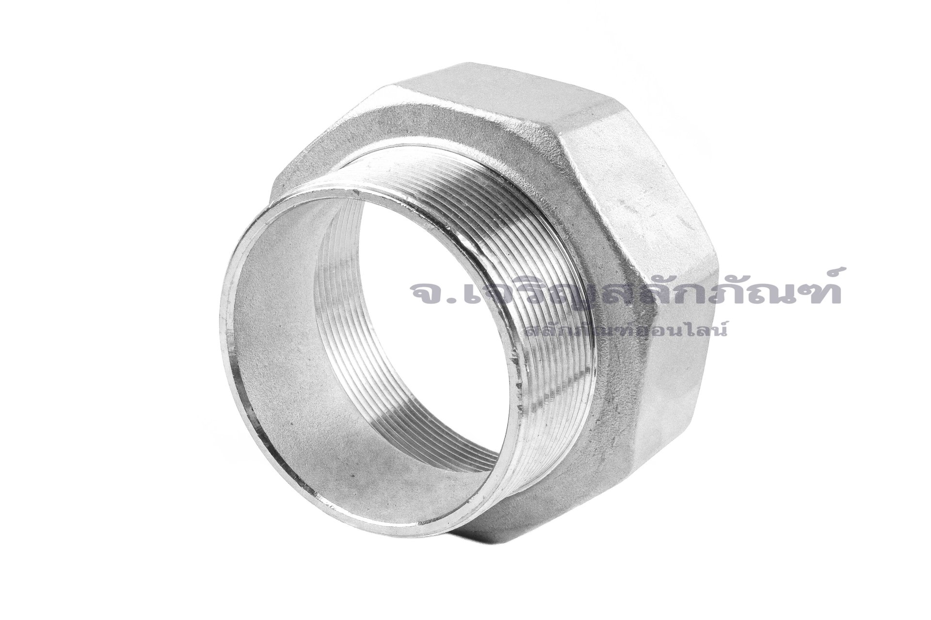 ข้อต่อตรงสแตนเลส 304 (เกลียวนอก x เกลียวใน) 2.1/2" x 3" ข้อต่อลด-ข้อต่อเพิ่ม