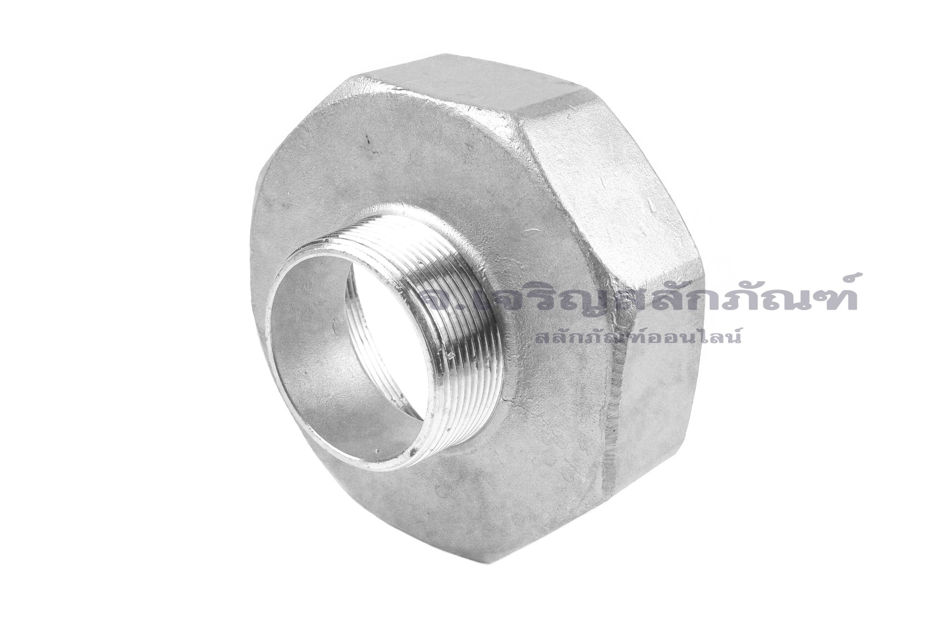 ข้อต่อตรงสแตนเลส (เกลียวนอก x เกลียวใน) 2" x 4" ข้อต่อลด-ข้อต่อเพิ่ม