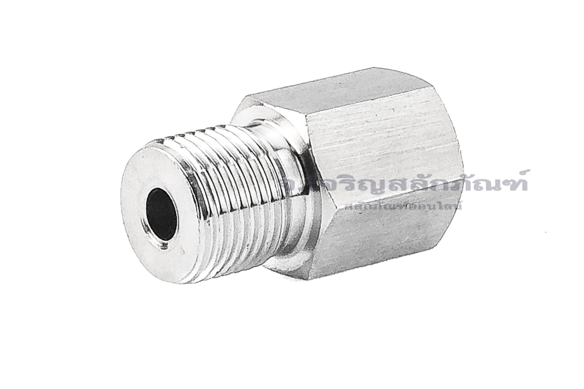 ข้อต่อตรงสแตนเลส (เกลียวนอก x เกลียวใน) M12x1.0 x 1/8" ข้อต่อลด-ข้อต่อเพิ่ม