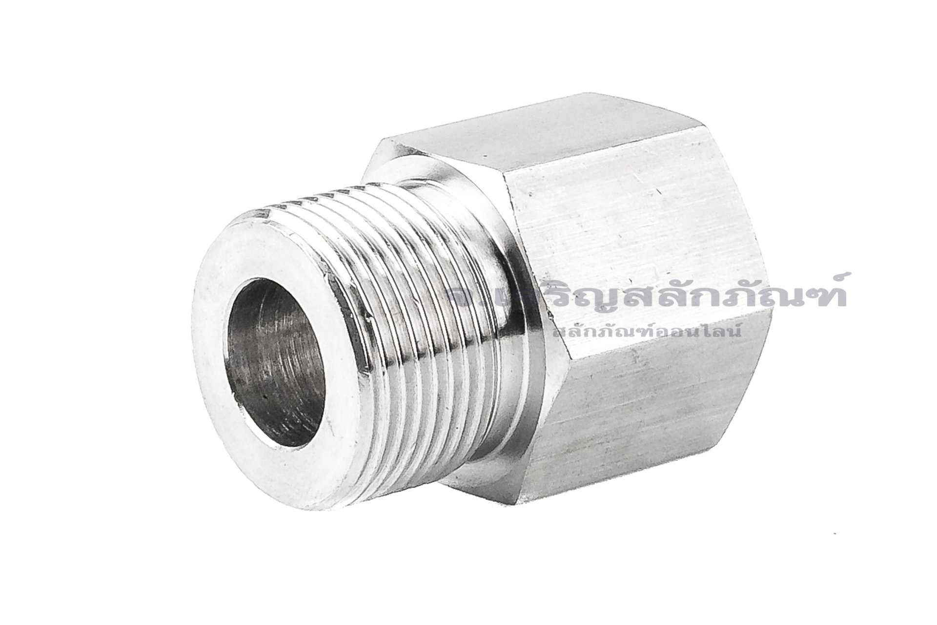ข้อต่อตรงสแตนเลส (เกลียวนอก x เกลียวใน) M24x1.5 x 1/2" ข้อต่อลด-ข้อต่อเพิ่ม