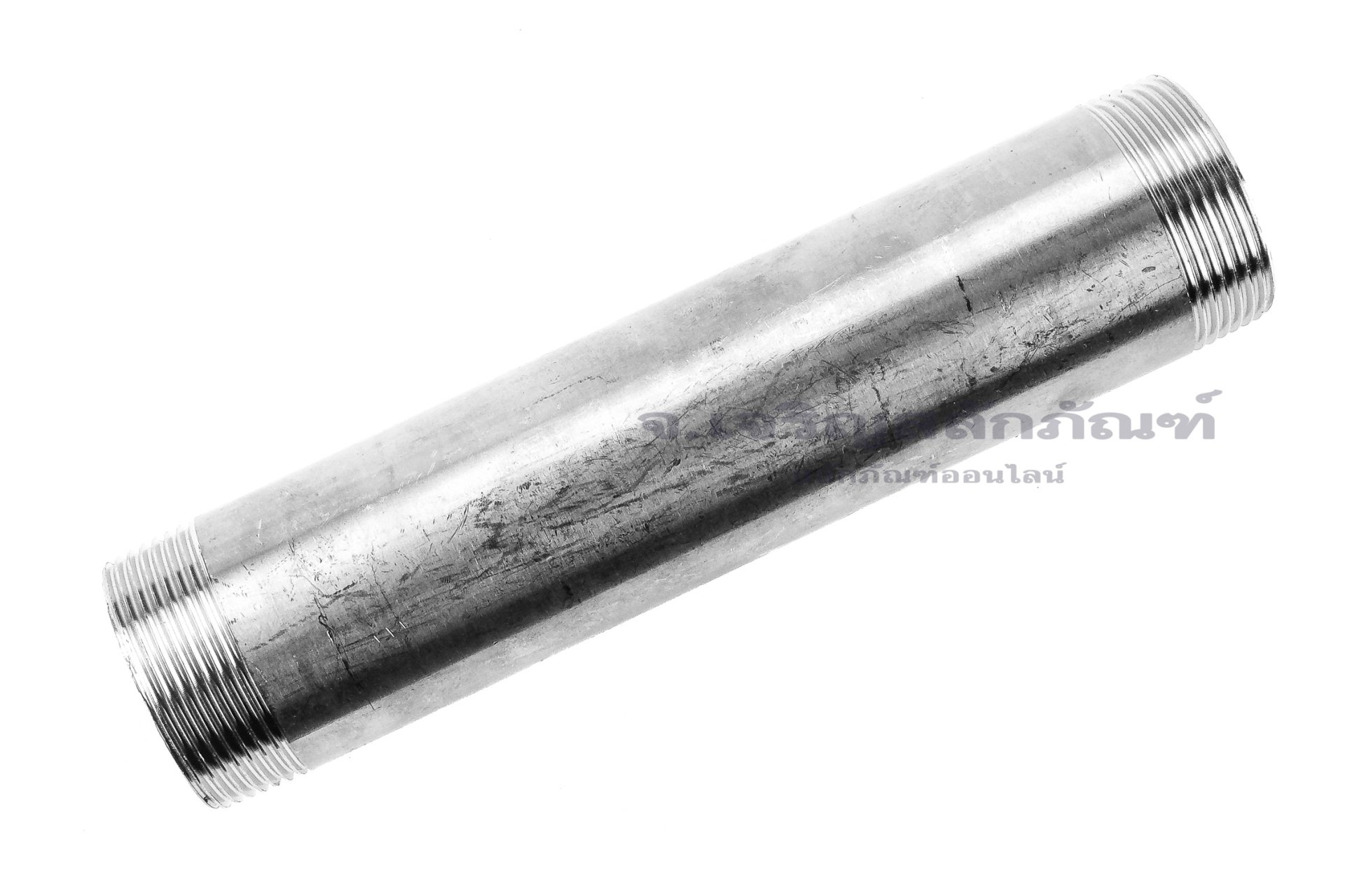 ข้อต่อตรงเกลียวนอกสแตนเลส แบบยาวพิเศษ (เกลียวนอก x เกลียวนอก) ขนาด 1.1/2"x1.1/2" ยาว 8 นิ้ว (200 mm)