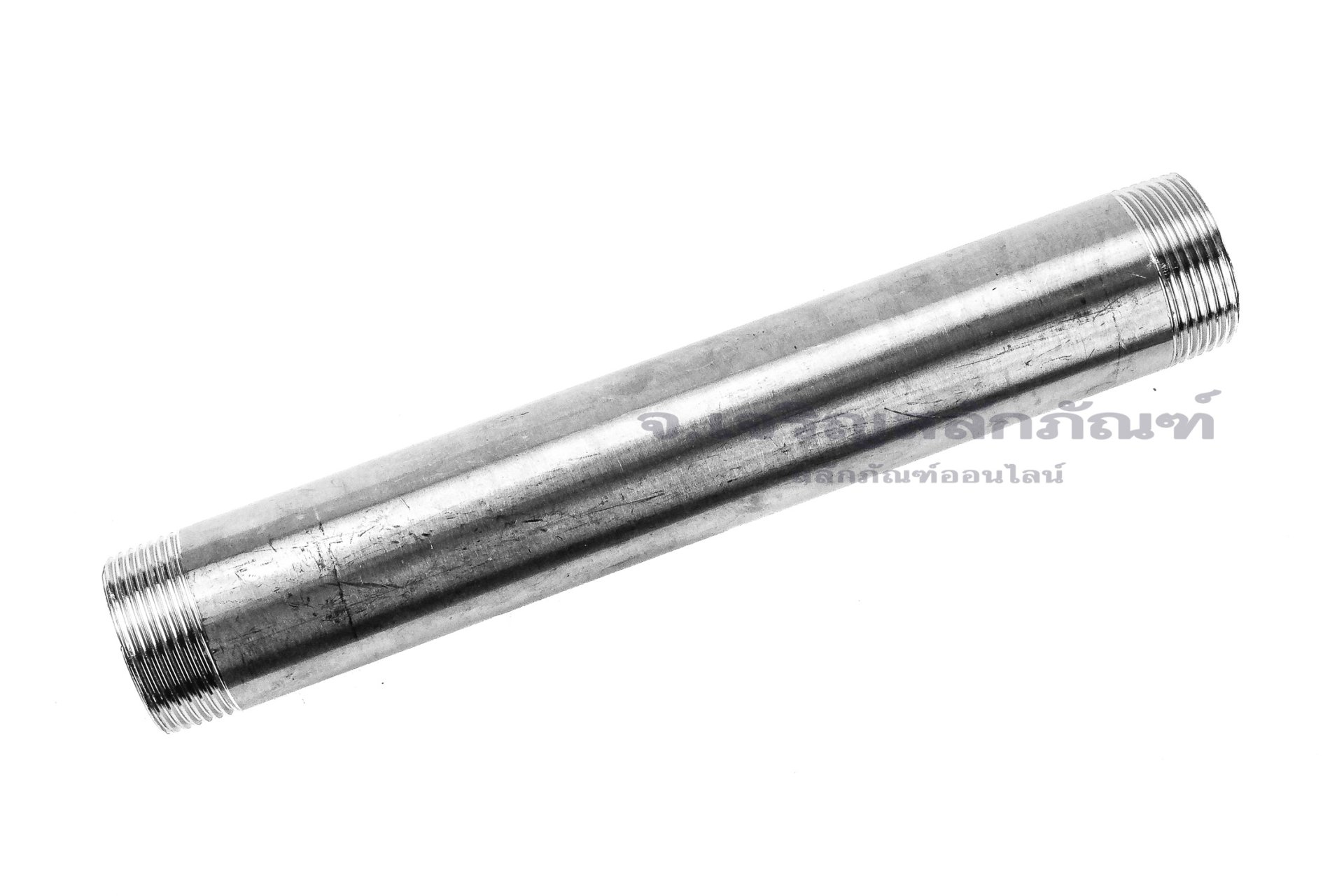 ข้อต่อตรงเกลียวนอกสแตนเลส แบบยาวพิเศษ (เกลียวนอก x เกลียวนอก) ขนาด 1.1/4"x1.1/4" ยาว 10 นิ้ว (250 mm)
