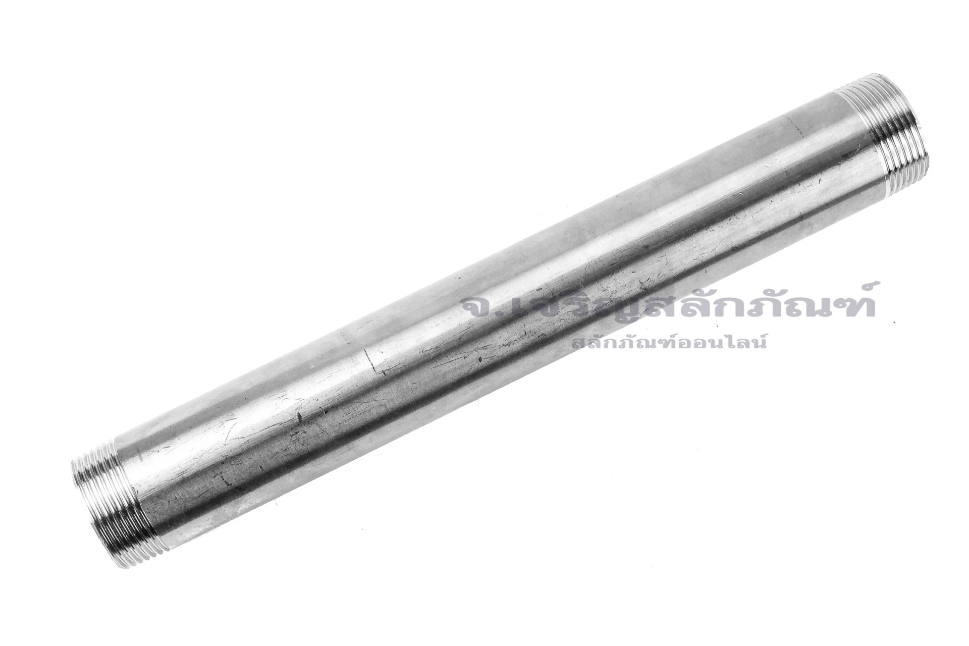 ข้อต่อตรงเกลียวนอกสแตนเลส แบบยาวพิเศษ (เกลียวนอก x เกลียวนอก) ขนาด 1.1/4"x1.1/4" ยาว 12 นิ้ว (300 mm)