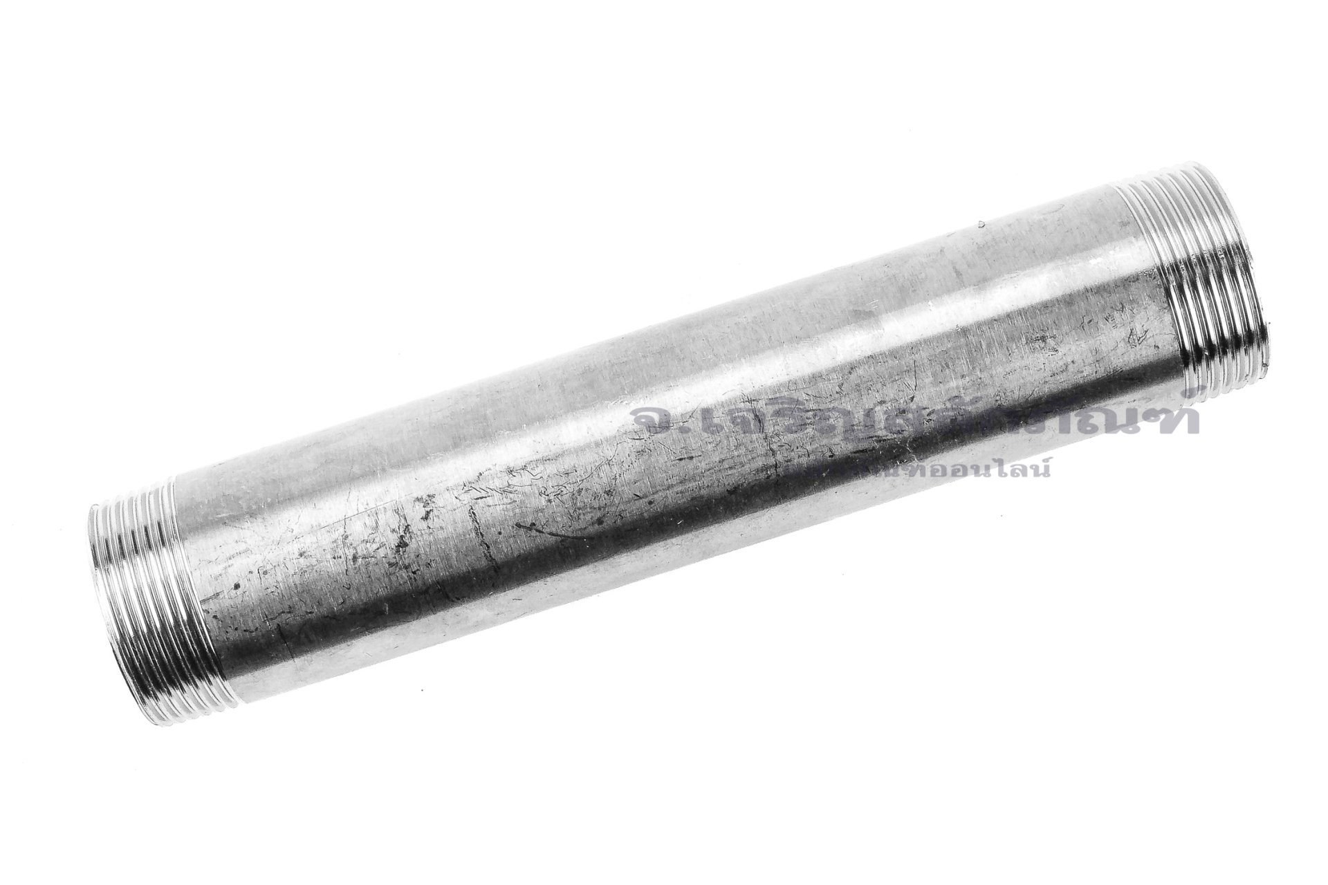 ข้อต่อตรงเกลียวนอกสแตนเลส แบบยาวพิเศษ (เกลียวนอก x เกลียวนอก) ขนาด 1.1/4"x1.1/4" ยาว 8 นิ้ว (200 mm)