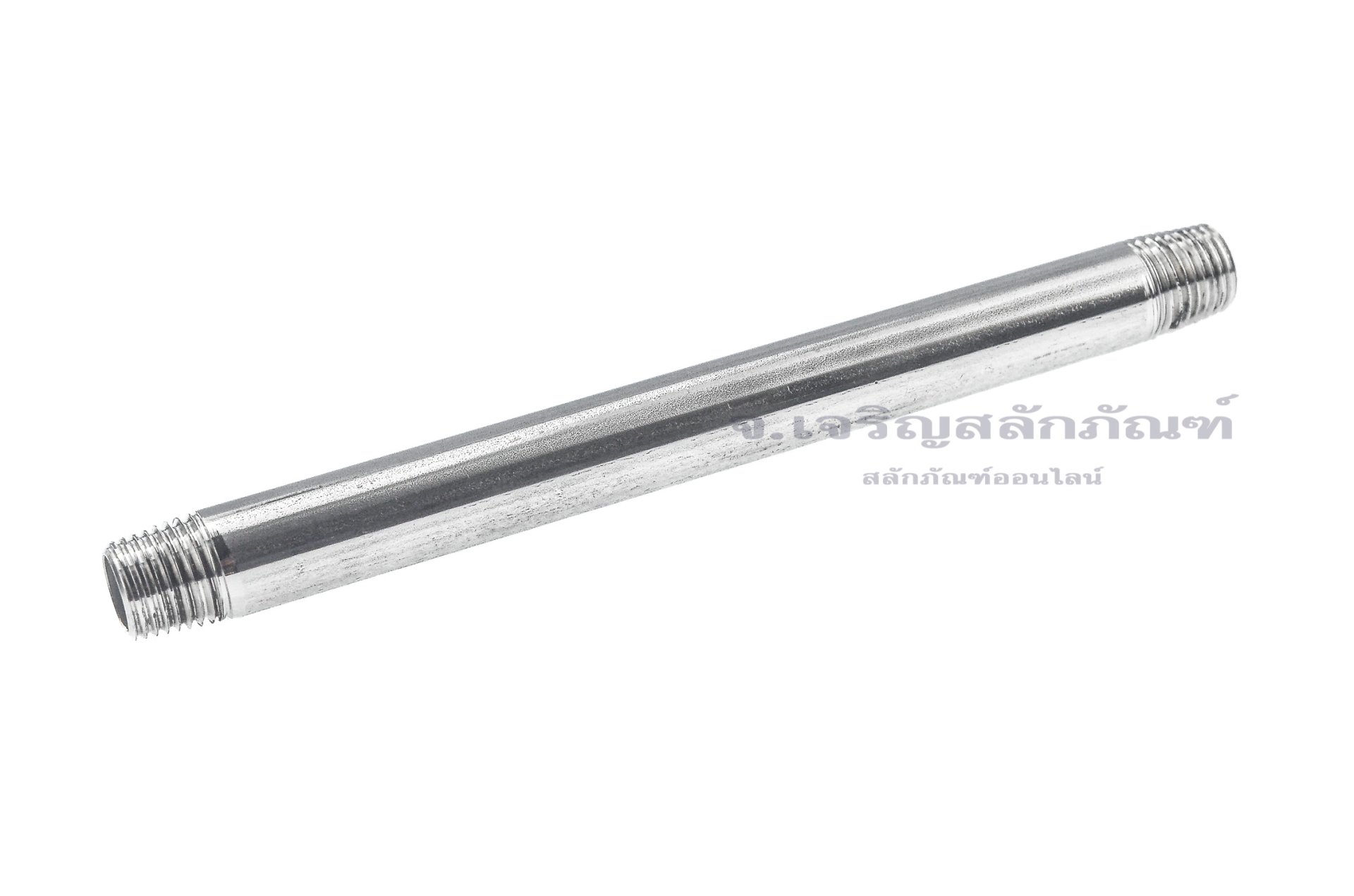 ข้อต่อตรงเกลียวนอกสแตนเลส แบบยาวพิเศษ (เกลียวนอก x เกลียวนอก) ขนาด 1/4"x1/4" ยาว 6 นิ้ว (152.4 mm)