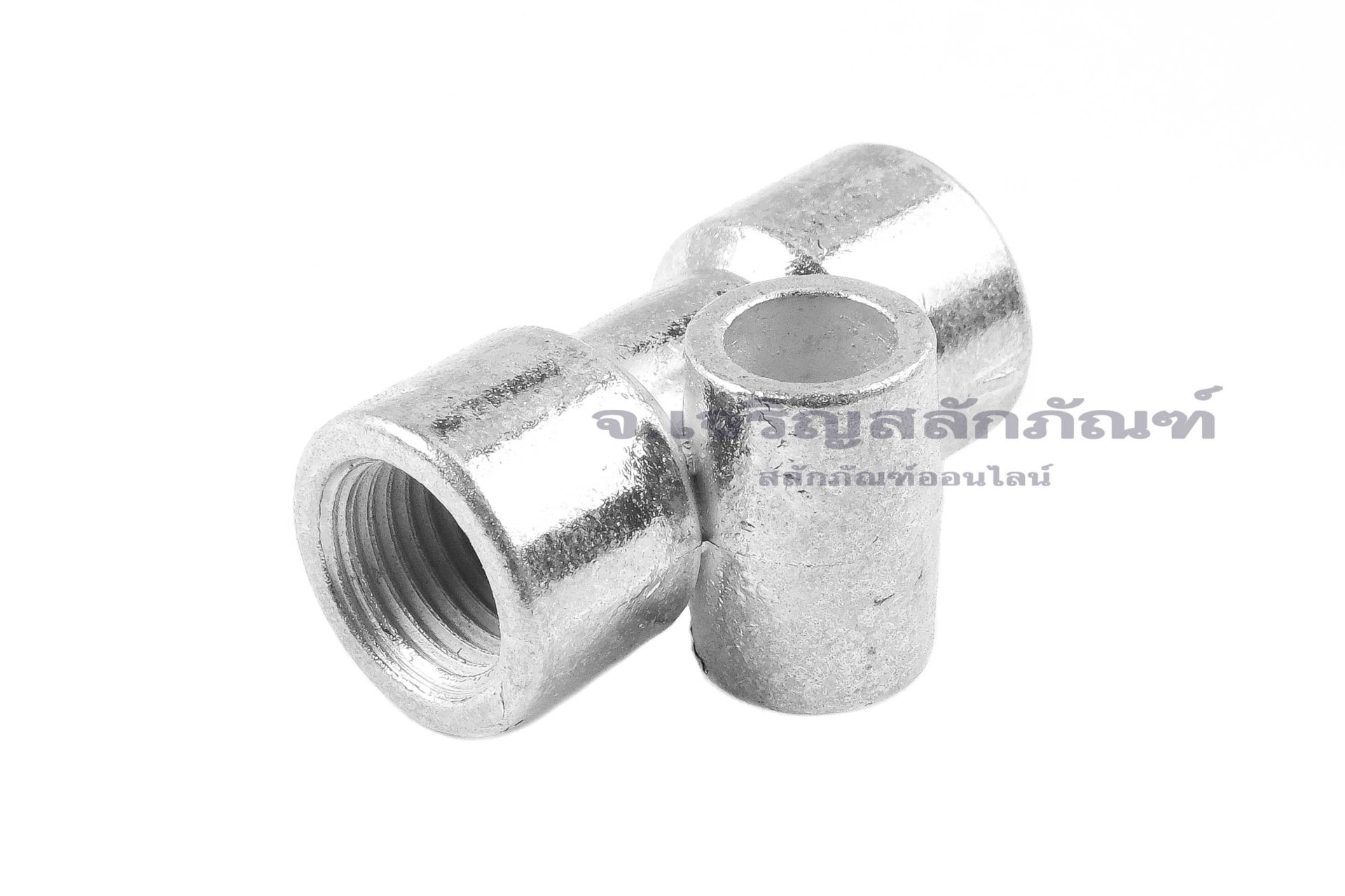 ข้อต่อรวม - หัวจ่ายจารบีน้ำมันหล่อลื่นแบบเกลียวใน 2 ทาง ขนาด M10x1.0 (6 mm)