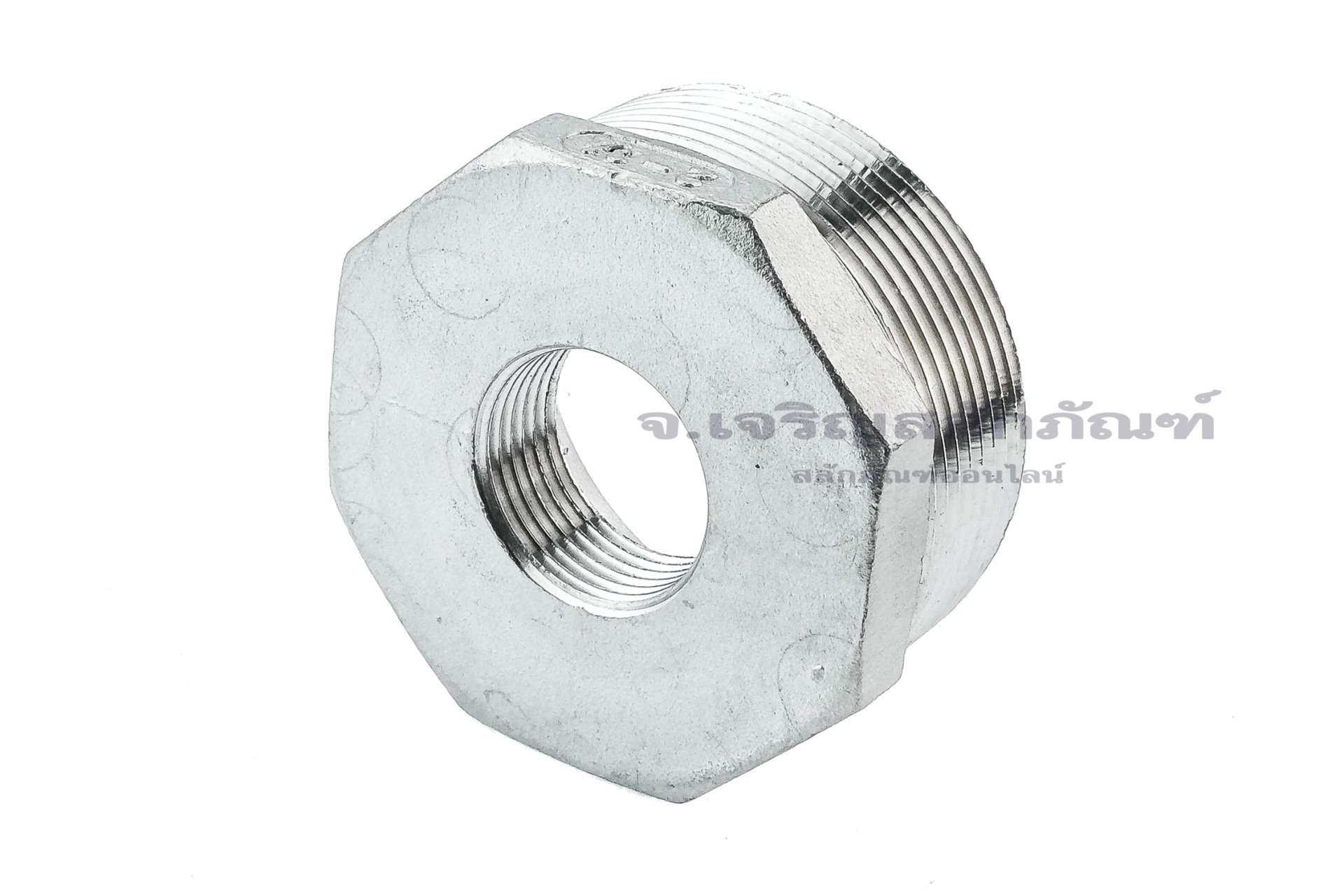 ข้อต่อลดเหลี่ยมสแตนเลสเกรด 316L (เกลียวนอก x เกลียวใน) ขนาด 2" x 3/4"