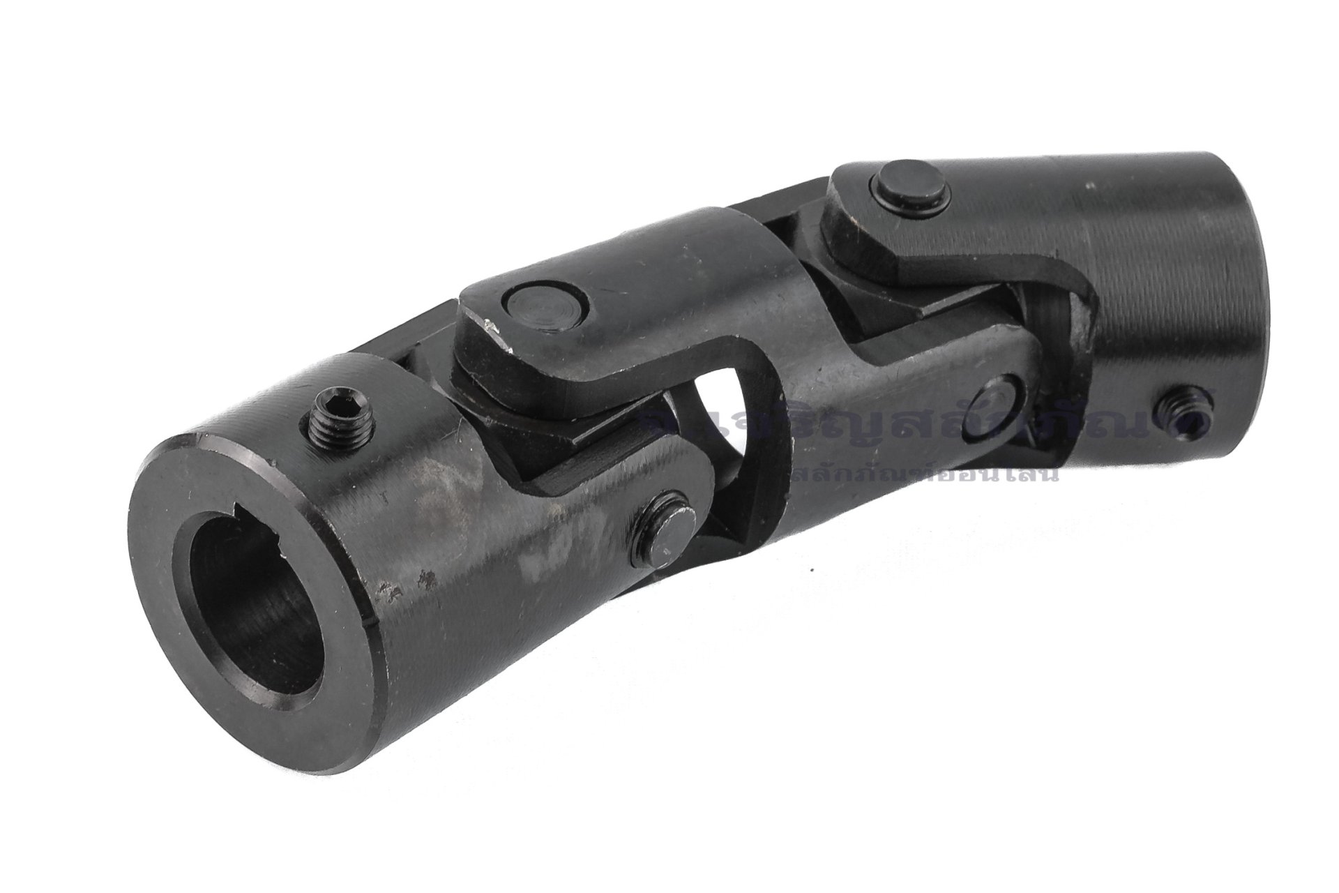 ข้ออ่อนยอยแบบต่อ 3 ตอน Universal Joint เหล็กแข็ง ขนาดความโตนอก 49 mm รูใน 25 mm ยาว 170 mm