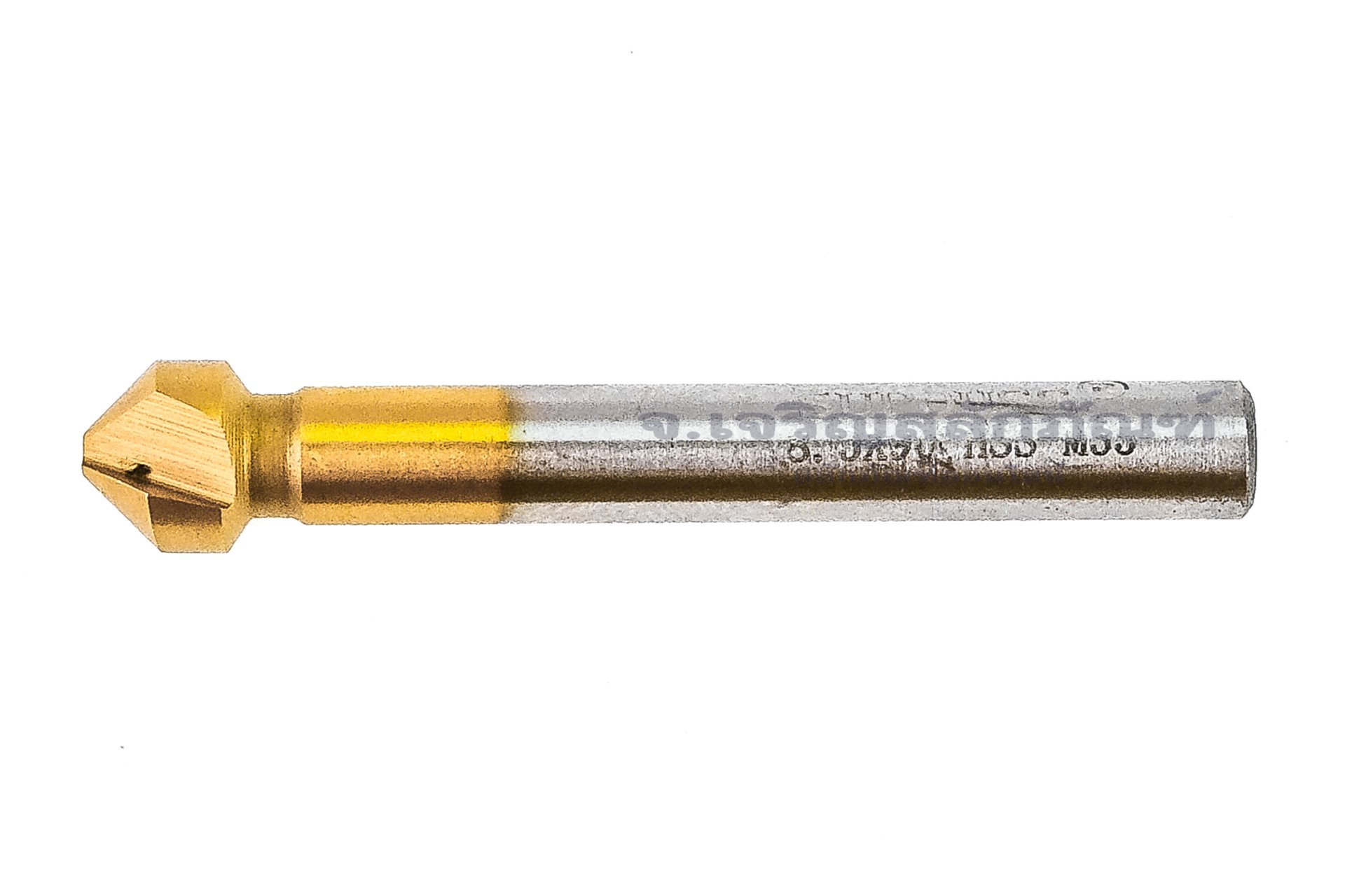 ดอกคว้านหัวเตเปอร์แบบ 3 ฟัน Countersink ขนาด 8.3 mm Gold แกน 6 mm