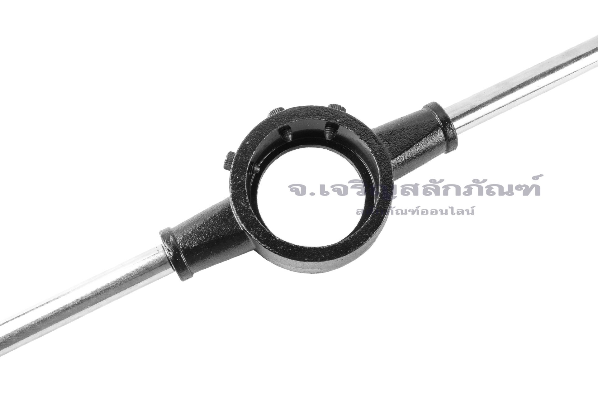 ด้ามจับดายเกลียว-ต๊าปกลม เหล็กเหนียว ขนาด 3" (รูไส่ลูกต๊าปกลมขนาด 75 mm)