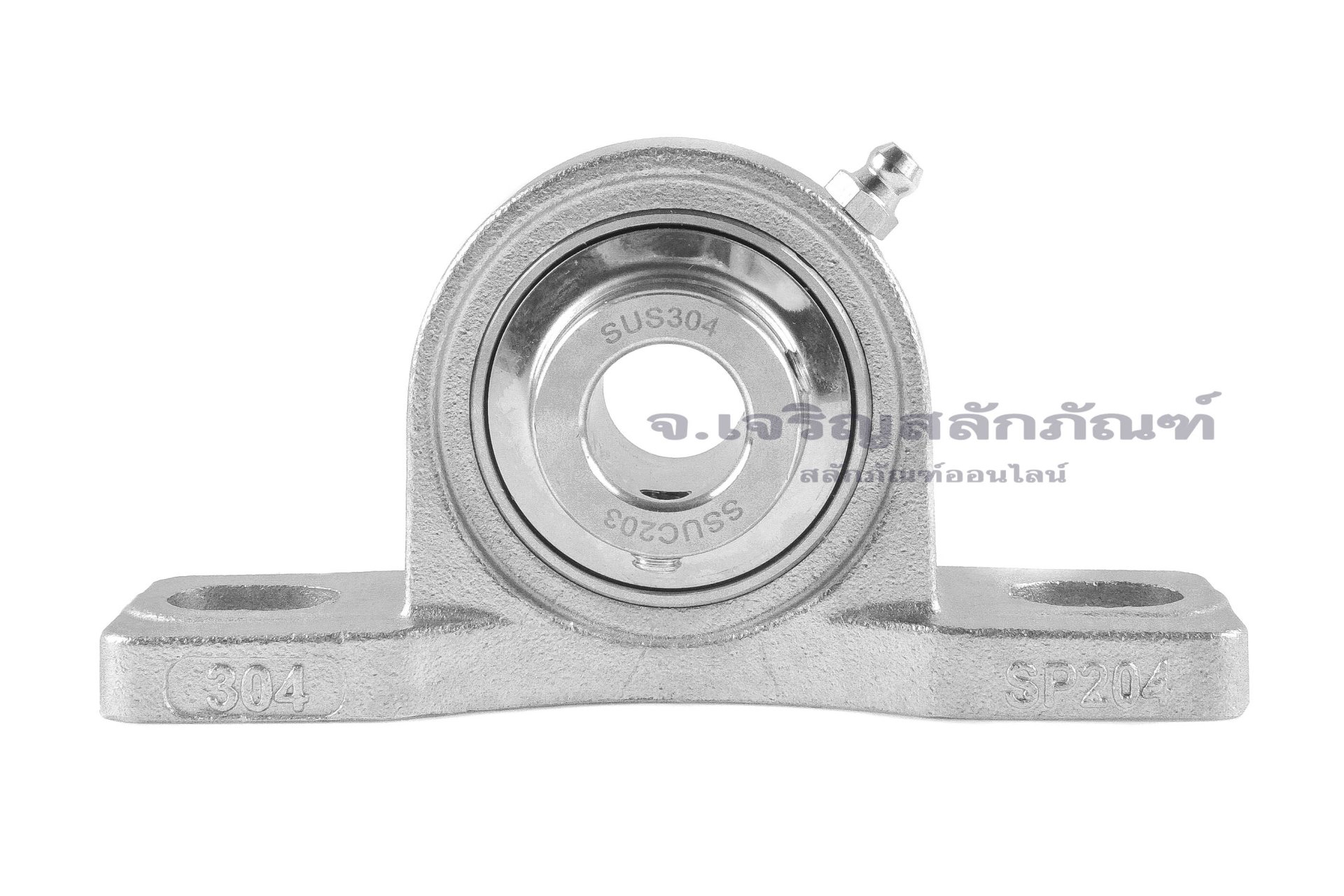 ตลับลูกปืนตุ๊กตาสแตนเลส Pillow Block Bearing รุ่น SUC203/P204/SP204/SS UCP 203 สำหรับเพลามิล ขนาด 17 mm