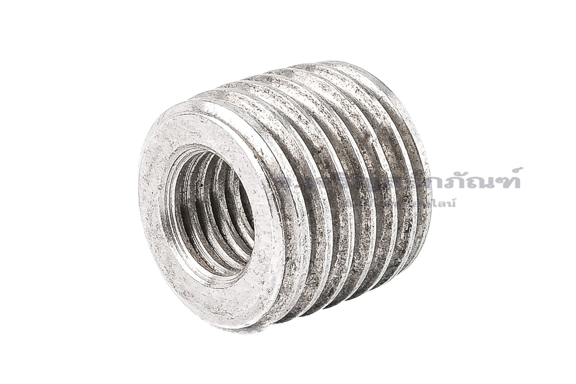 ตัวหนอนซ่อมเกลียวสแตนเลส เกลียวในขนาด M12x1.75 เกลียวนอกขนาด M22x2.5 ความยาว 18 mm