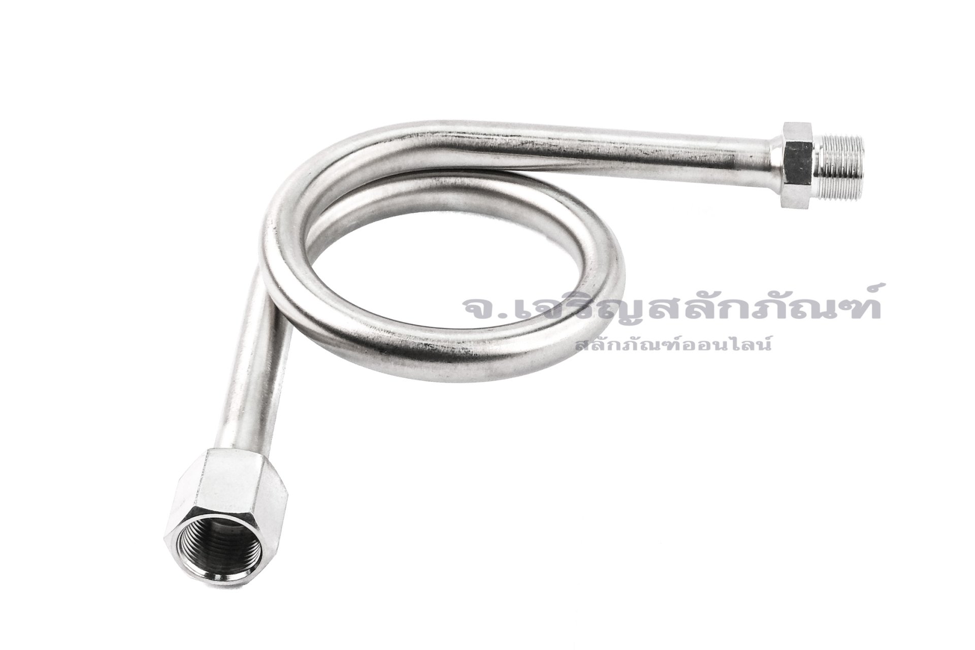 ท่อชะลอความดัน สแตนเลส 304 (Stainless Steel Buffer Tube) ทรงตัว L ความโตท่อ 14x2 mm 600 KG (เกลียวใน x เกลียวนอก) M20x1.5 x M20x1.5