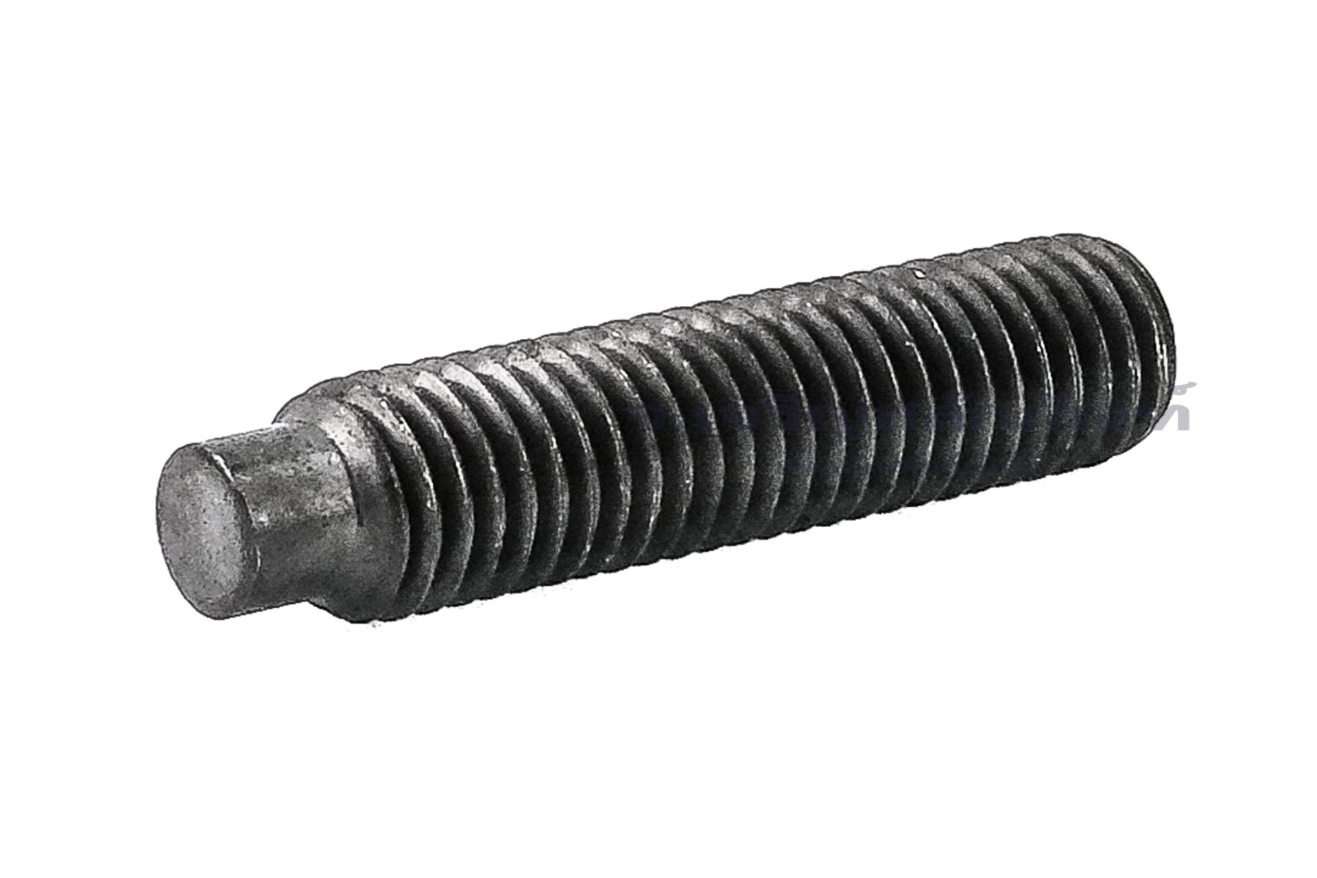 น็อตตัวหนอนดำแข็ง M10x45 ปลายทรงกระบอกขนาด 6.8x5 mm เกรด 12.9