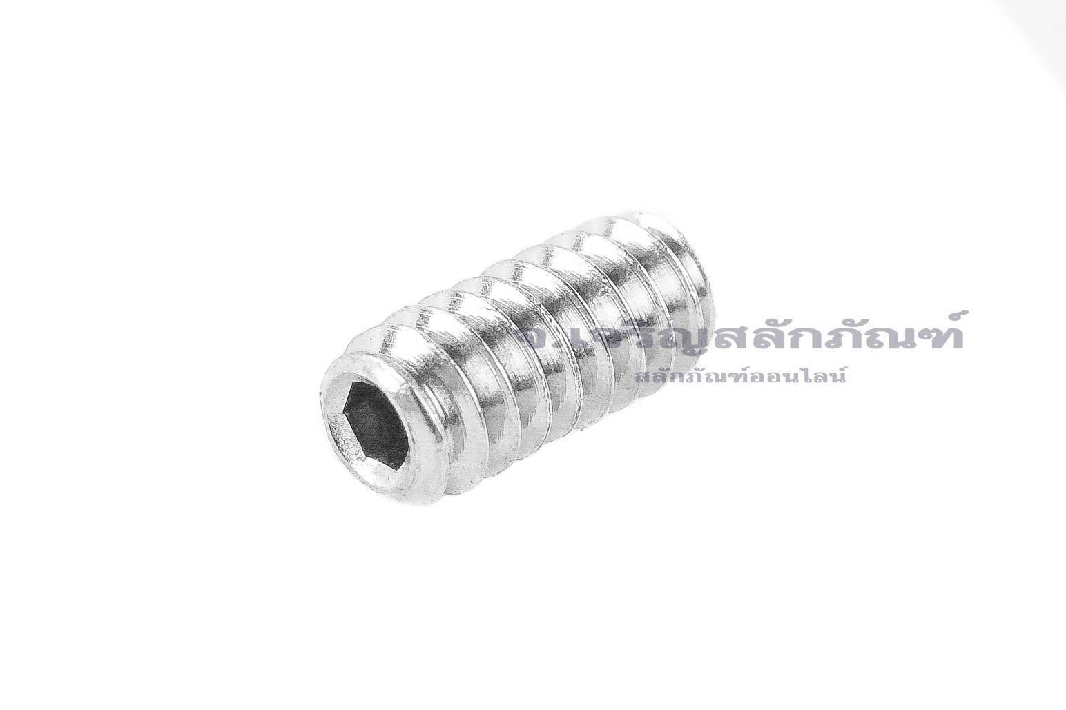 น็อตตัวหนอนสแตนเลส #4-40 x 1/4" (เบอร์ 4 เกลียว 40 ยาว 1/4") วัดความโตเป็นมิลได้ 2.84x6.35 mm